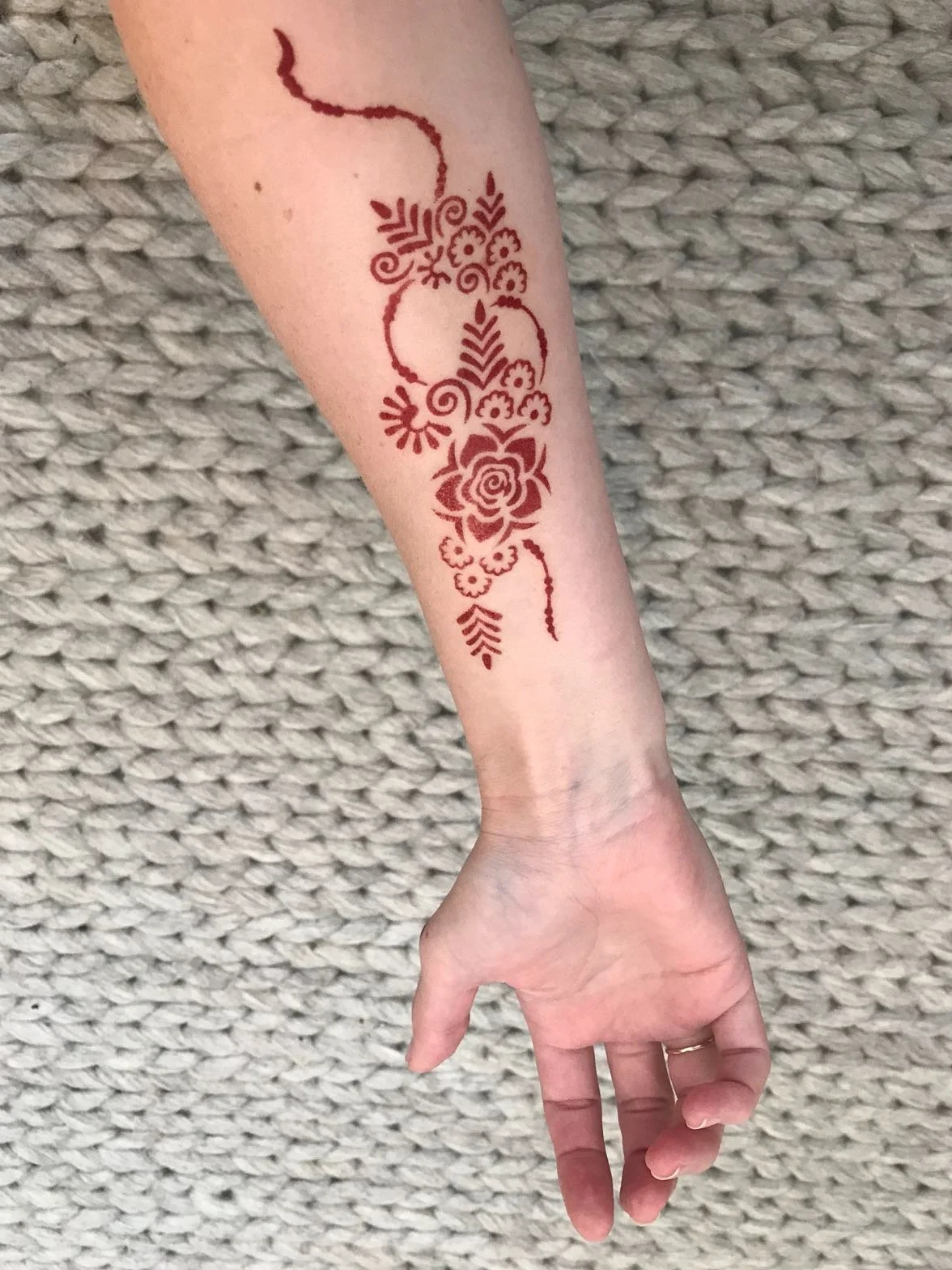 Szablony do tatuażu Henna 10 arkuszy zestaw