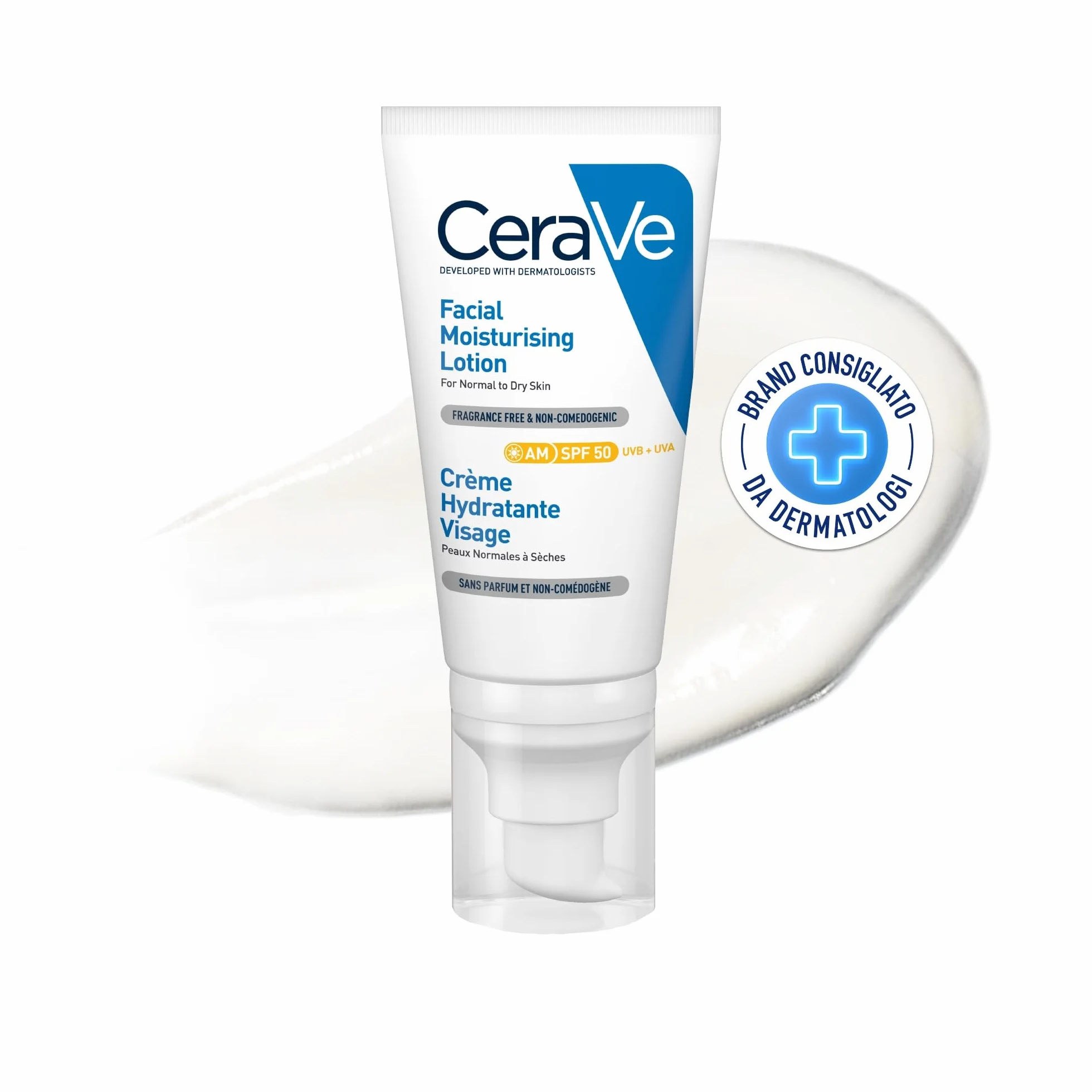 Cerave Am Spf 50 Krem do Twarzy, 52 ml