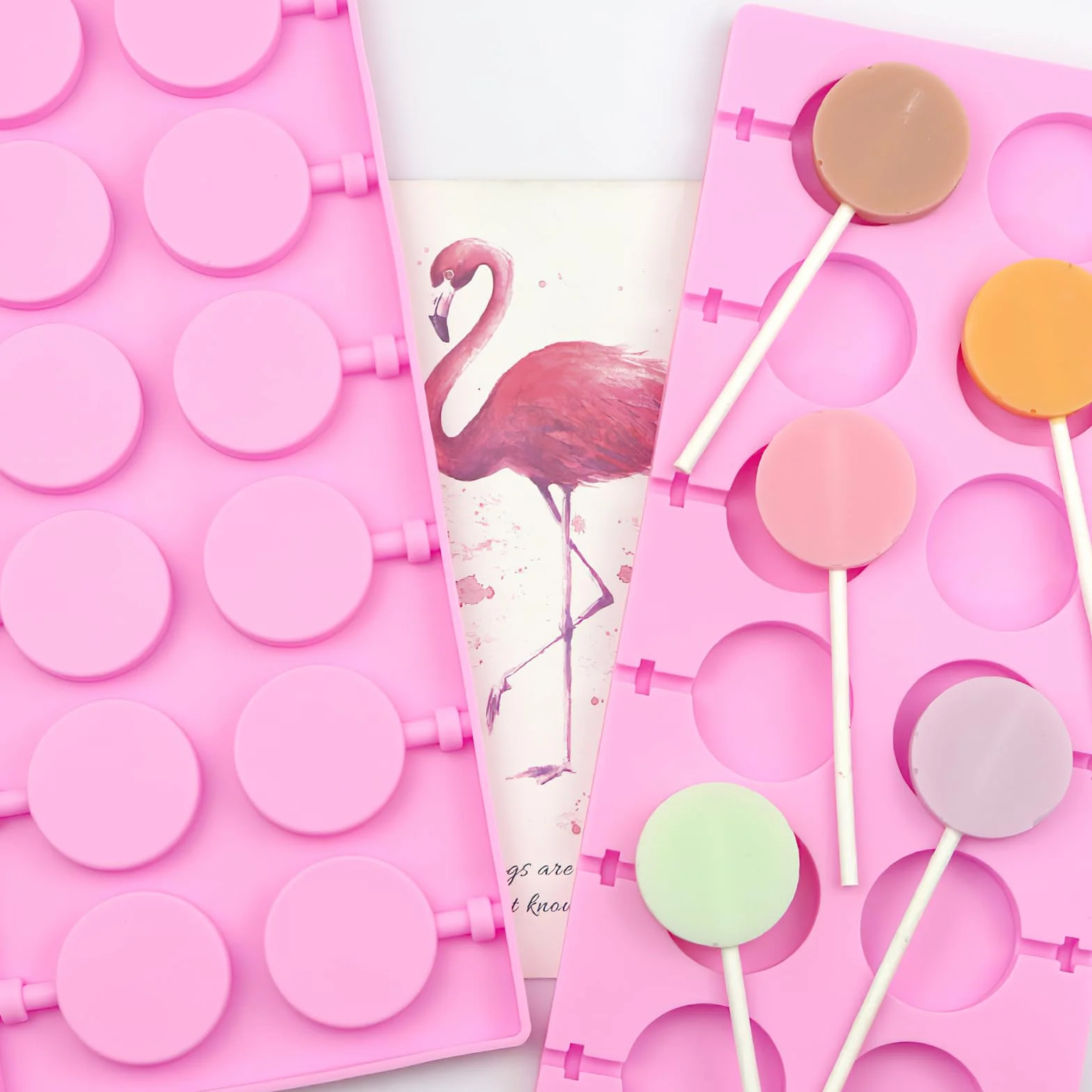 Silikonowa forma do lizaków, forma do lizaków 20 Cake Pop silikonowa forma Cake Pop forma z 100 sztuk patyczków do lizaków i 10 przezroczystych torebek forma do lizaków forma do pieczenia lizaków