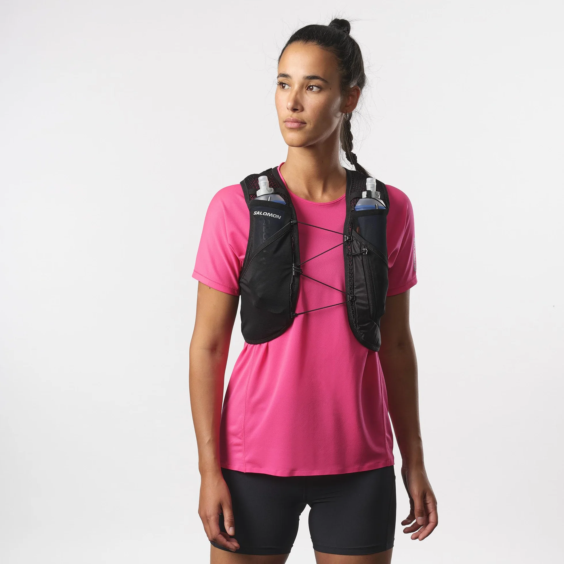 Salomon Active Skin 4 kompatybilna z piersiami unisex kamizelka do biegania szlak turystyczny, 4 l, precyzyjne dopasowanie, łatwy dostęp, precyzyjne dopasowanie i zoptymalizowane przechowywanie,