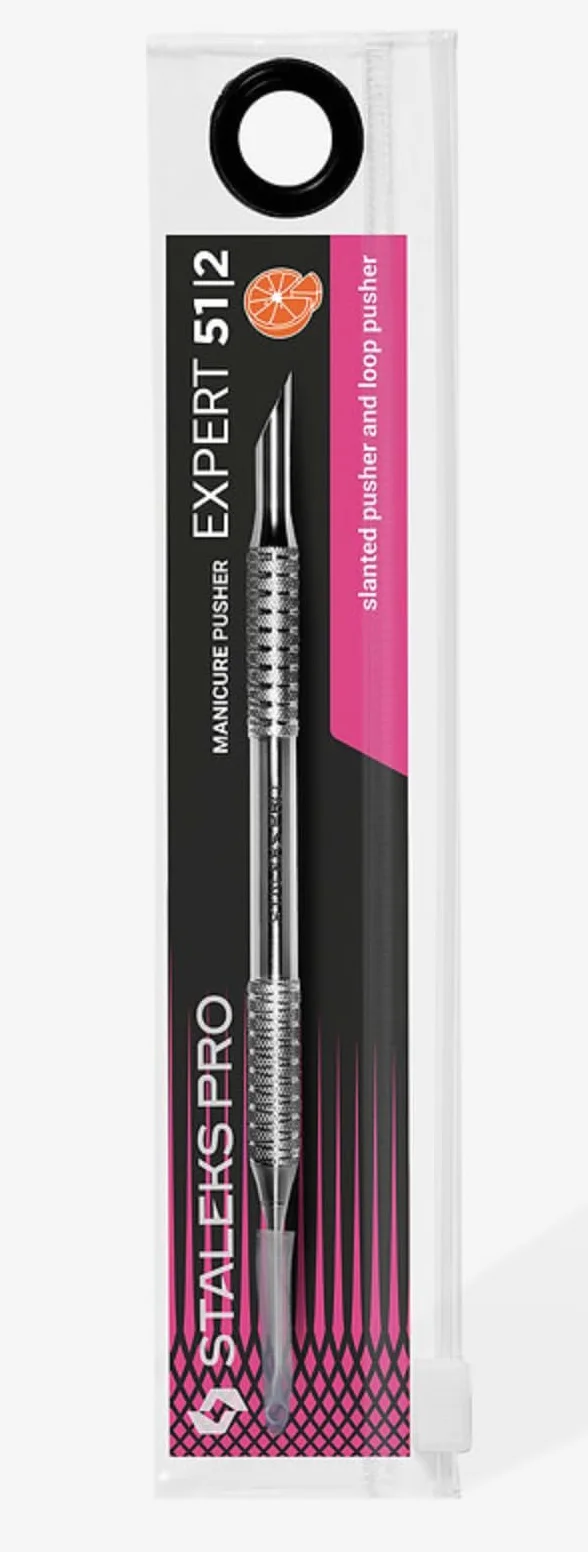 Staleks Pro Expert 51 typ 2 popychacz do manicure/prosty płaski i pętelkowy popychacz - model PE-51/2