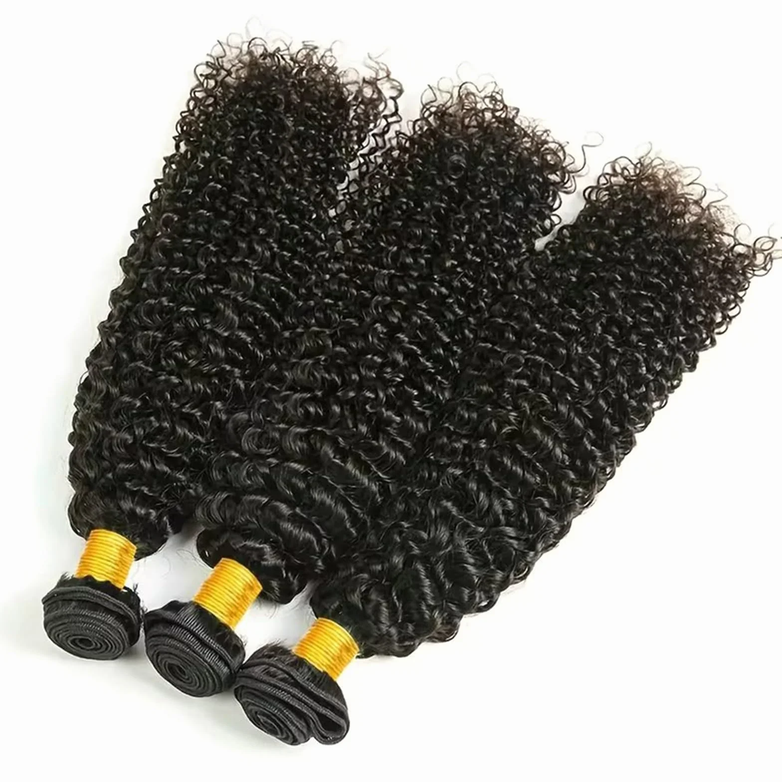 Brazilian Virgin Human Hair Double Weft Weave Extensions 12 14 16inch Natural Color