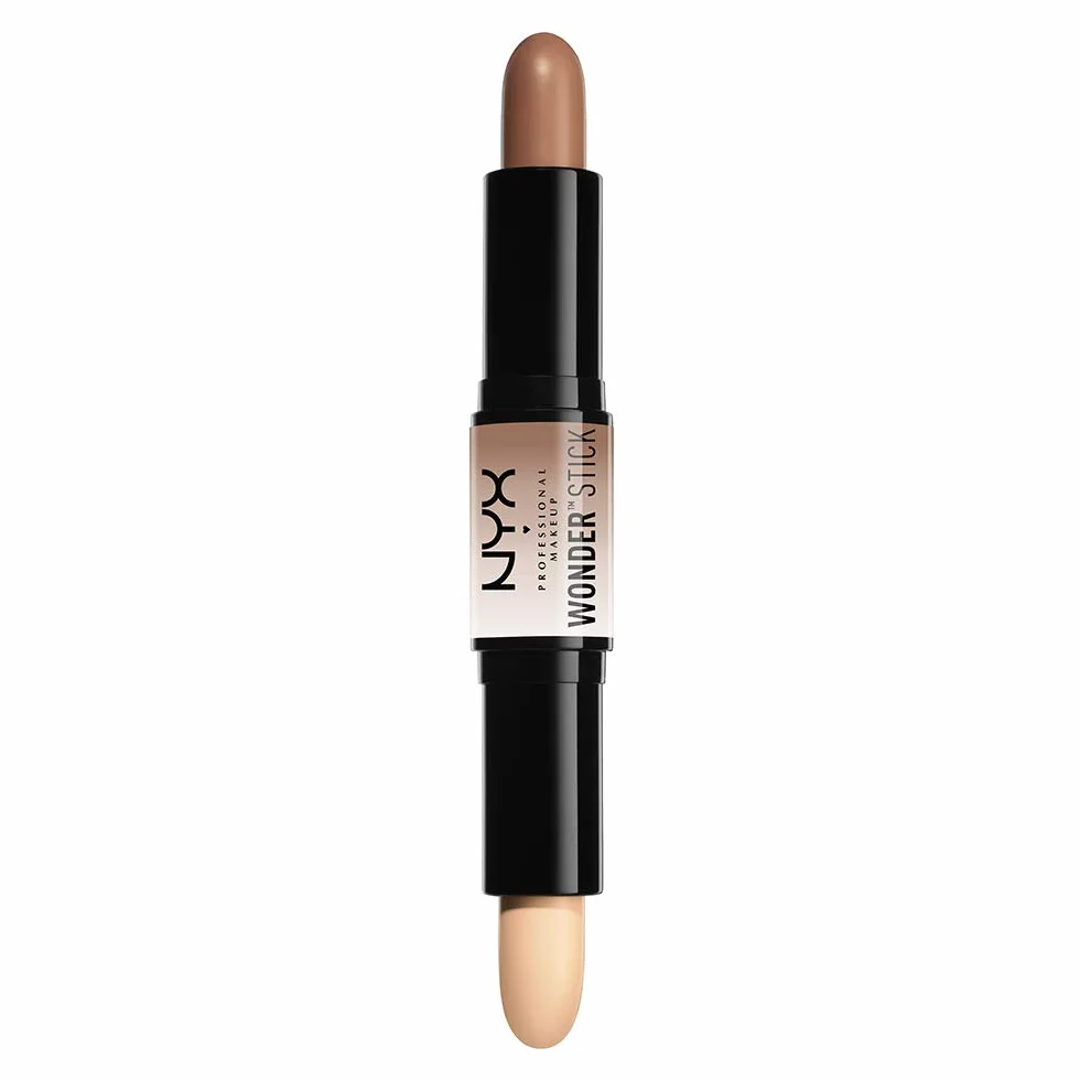 NYX Professional Makeup Dwustronny Rozświetlacz i Konturówka Kremowa Tekstura Jasny