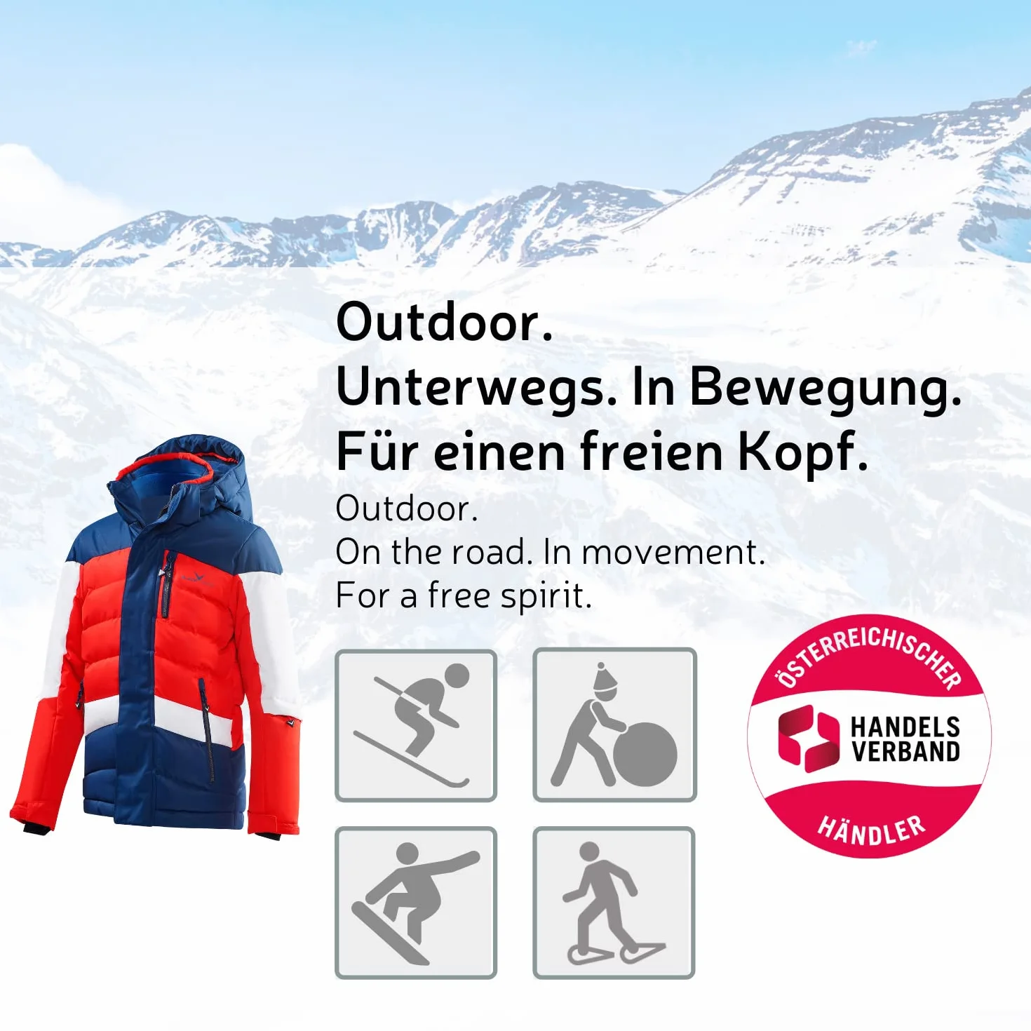 Black Crevice kurtka narciarska Dzieci (uniseks) Black Crevice Kinder Skijacke