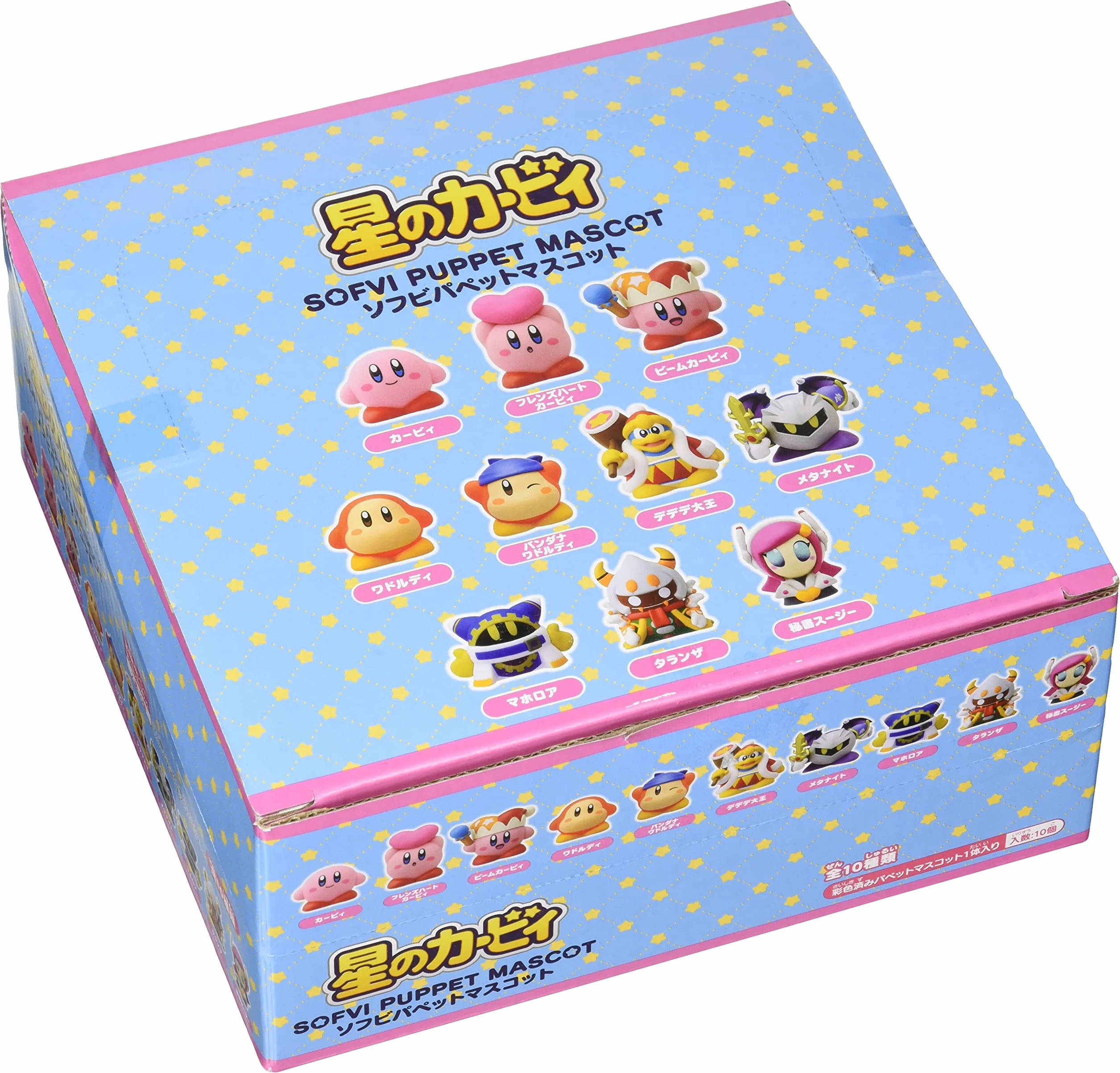 Kirby (10 figur) Sofvi Soft Vinyl Sofvi (lalki na palce) maskotka dla lalek (kompletny zestaw), (wydanie), oficer japoński