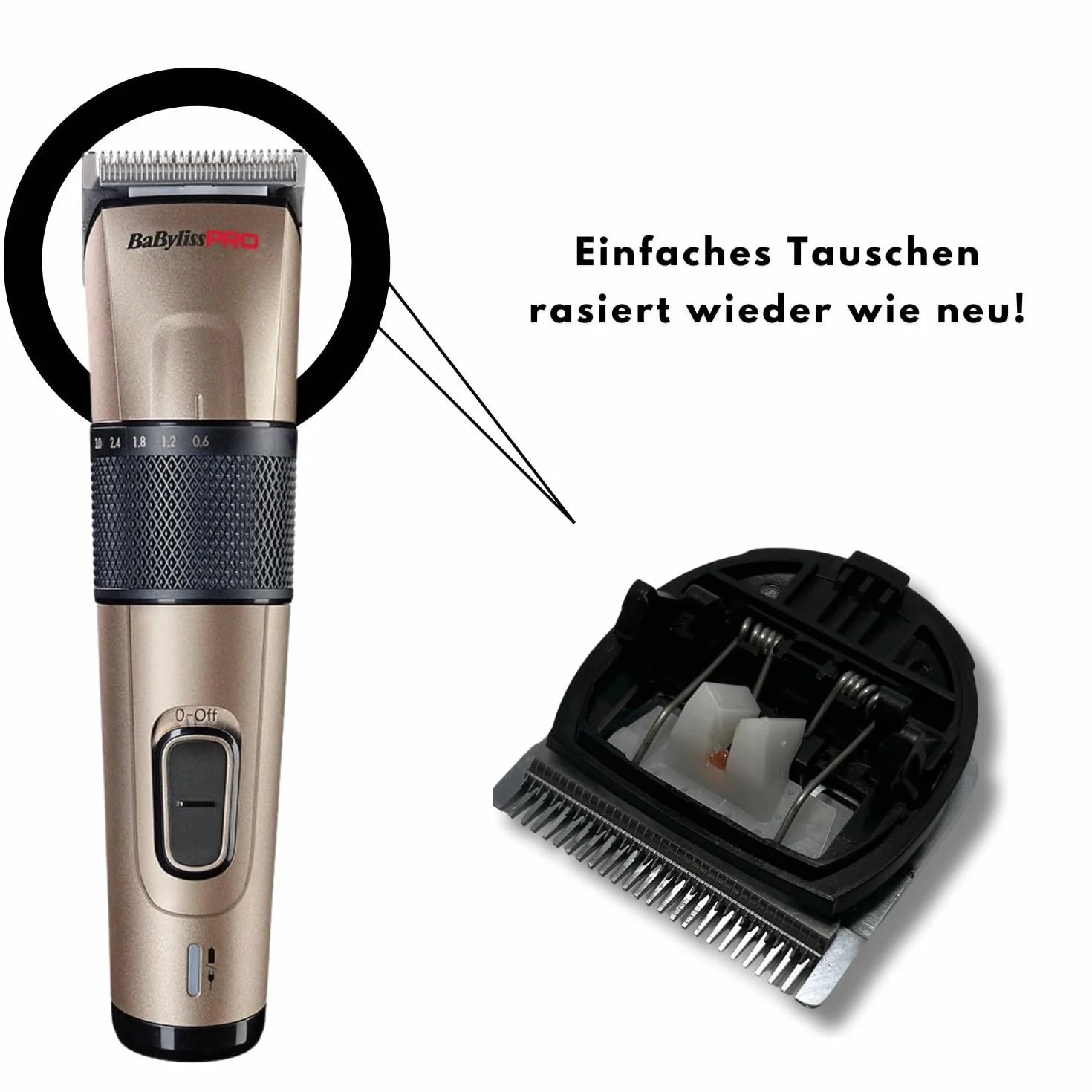 Głowica noża BaByliss Pro Cut Definer FX862E część zamienna 35008620