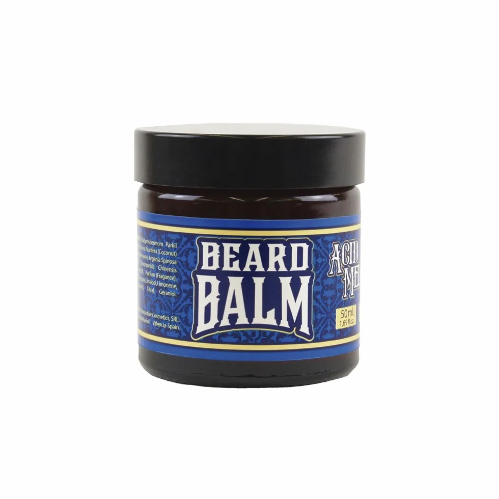 HEY JOE - Beard Balm Nº3 ACID MELON 60 ml | Balsam do brody 60 ml z ARGANEM, JOJOBA, KCOCO i masłem KARITÉ. Zapach melonu