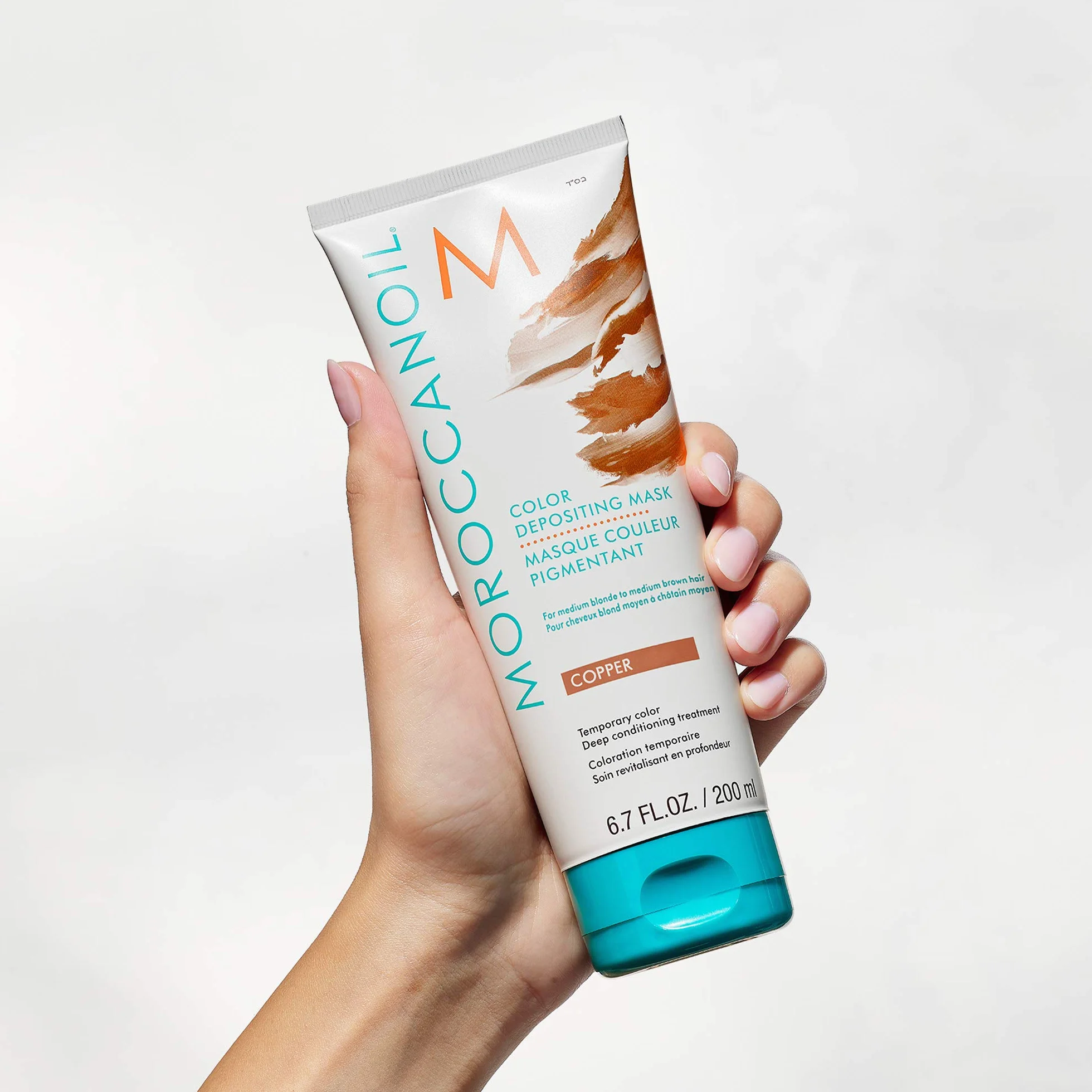 Moroccanoil Koloryzująca maska do włosów, Copper – miedziana, 200 ml