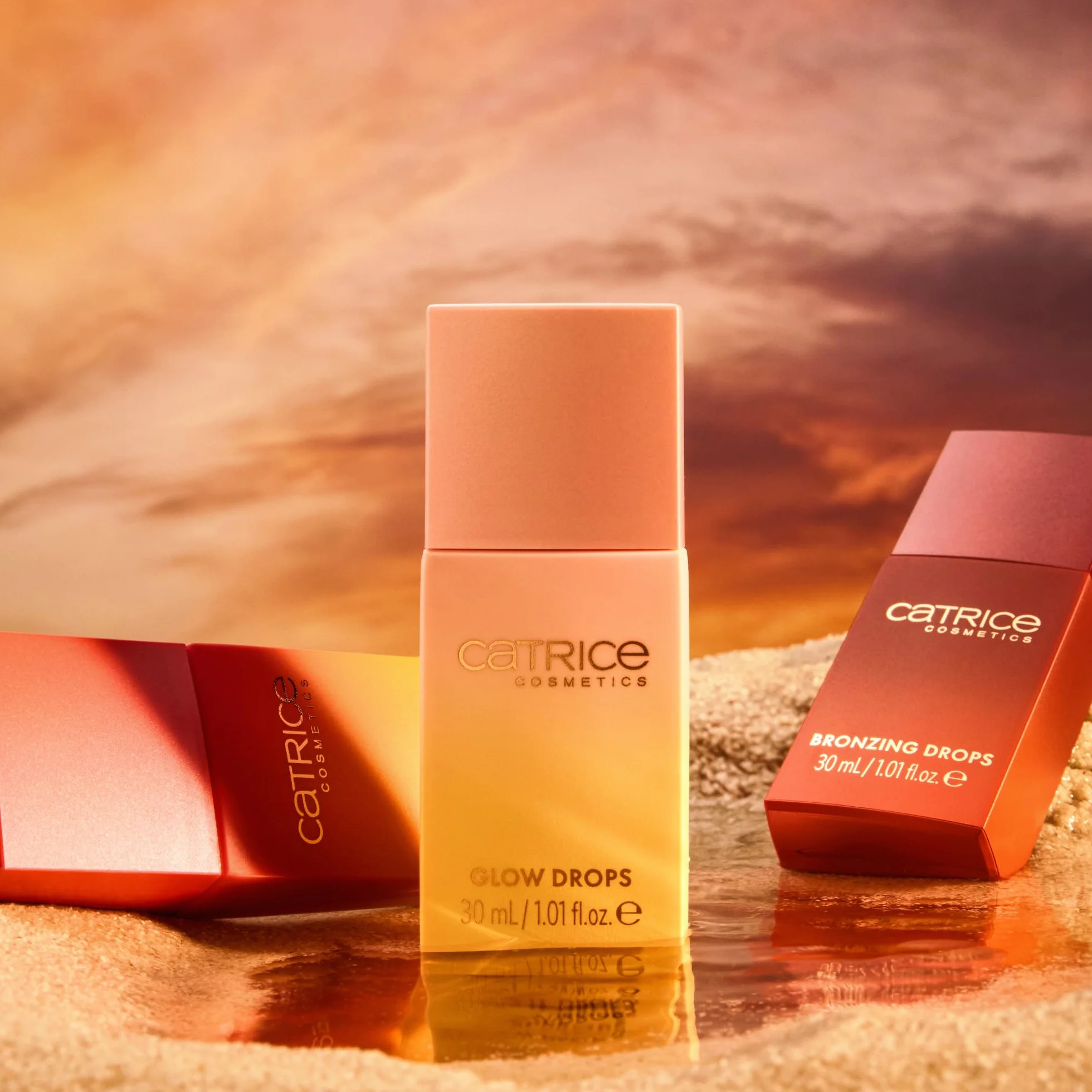 Catrice Kropelki brązujące MIDNIGHT SUN Bronzing Drops, naturalny, mieniący się (30ml)