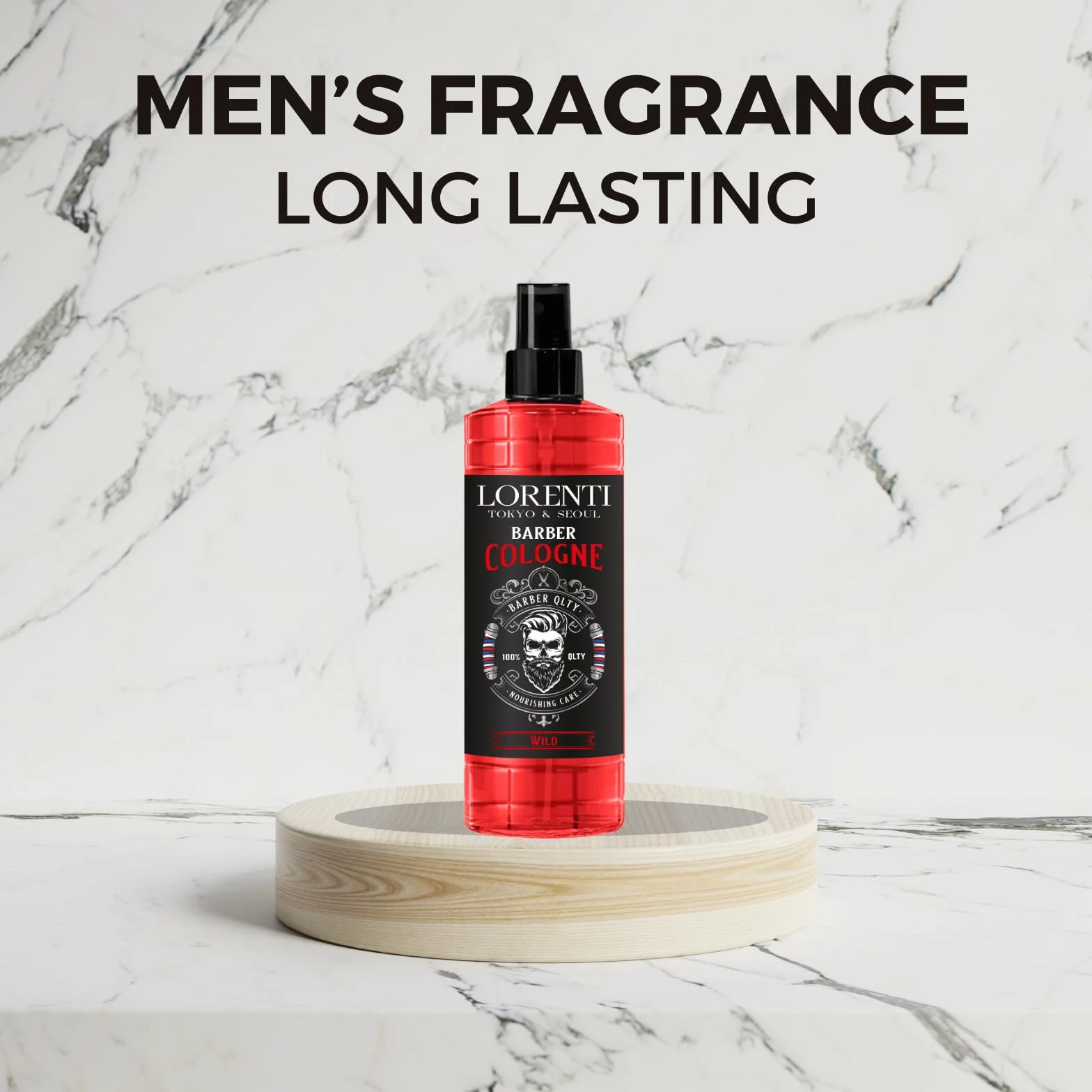LORENTI TOKYO & SEOUL Woda kolońska 400 ml WILD spray po goleniu dla mężczyzn EDC