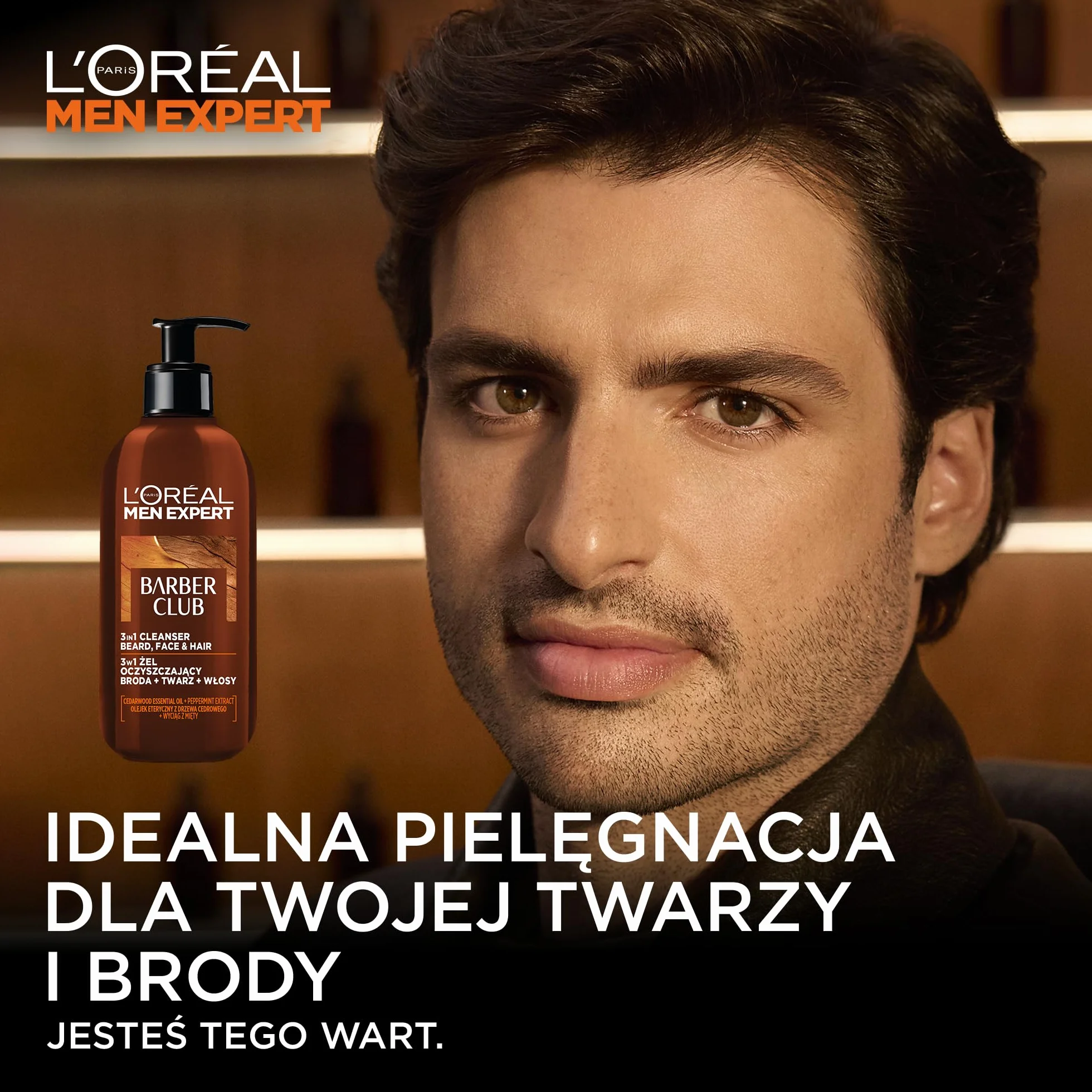 L'Oréal Paris Men Expert Barber Club Żel myjący Broda + Twarz + Włosy, 200 ml