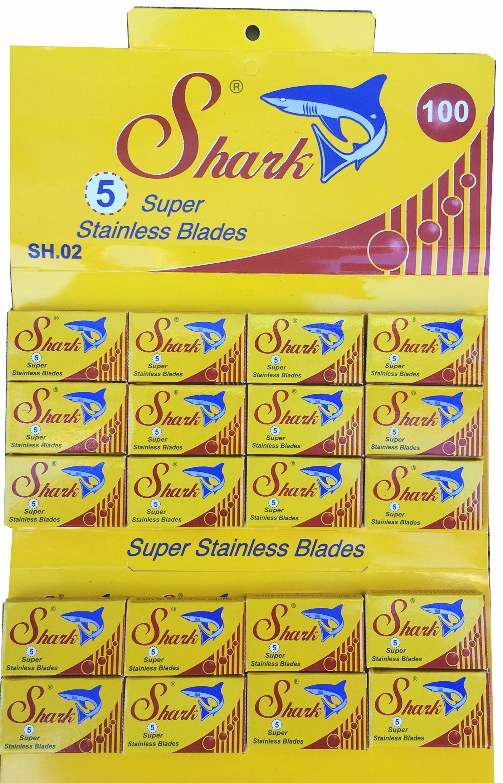 100 ostrzy Shark Super Stainless