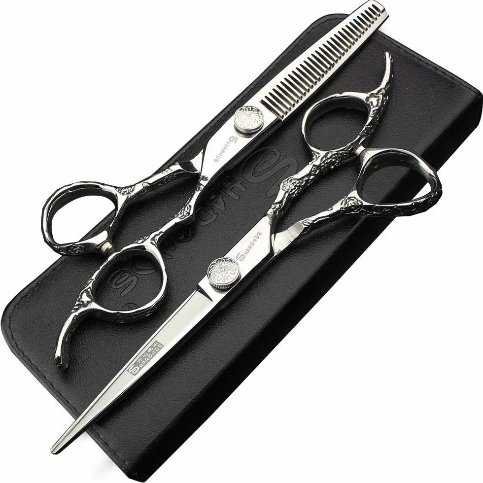 Profesjonalna fryzjerska 6/7/8-calowa ostrzyczka do włosów prostych (6 inch 2pc)