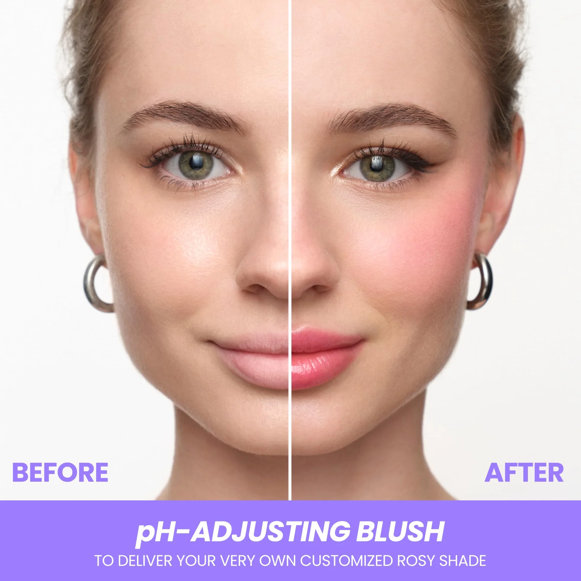 Wonderskin Blush Stick pH-Aktywowany – Wielofunkcyjny Stick pHlush, Kremowy Tint do Policzków i Ust, Orzeźwiający i Odżywczy Makijaż Dostosowujący Kolor