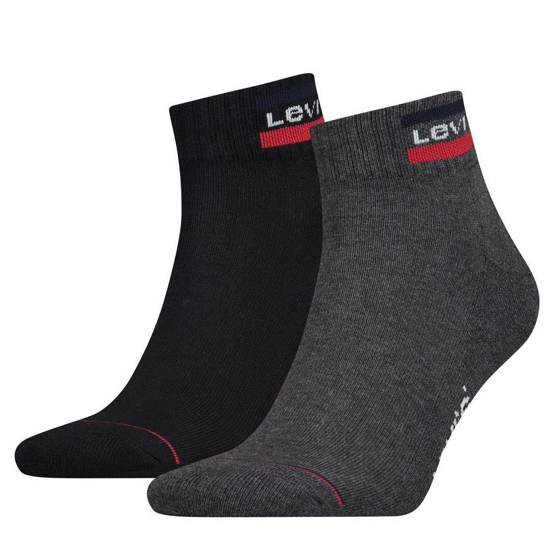 Levi's Skarpety Mężczyźni Levis 144ndl Mid Cut Sprtwr Logo 2p