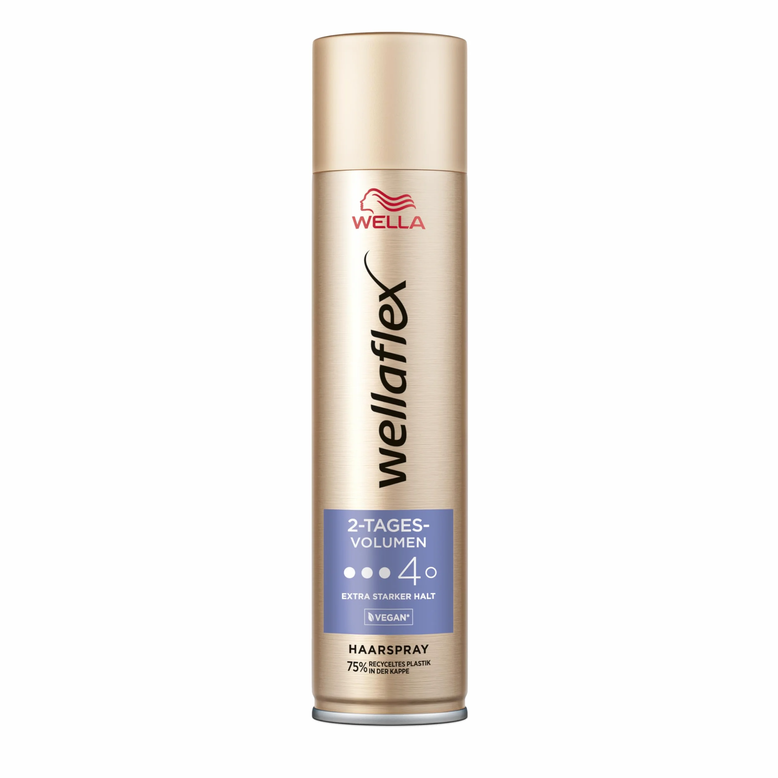 Wellaflex 2-dniowy lakier do włosów dla kobiet | do 2 dni elastyczne trzymanie | zapewnia długotrwałą stylizację | delikatny dla skóry głowy, testowany dermatologicznie, wegańska formuła, stopień