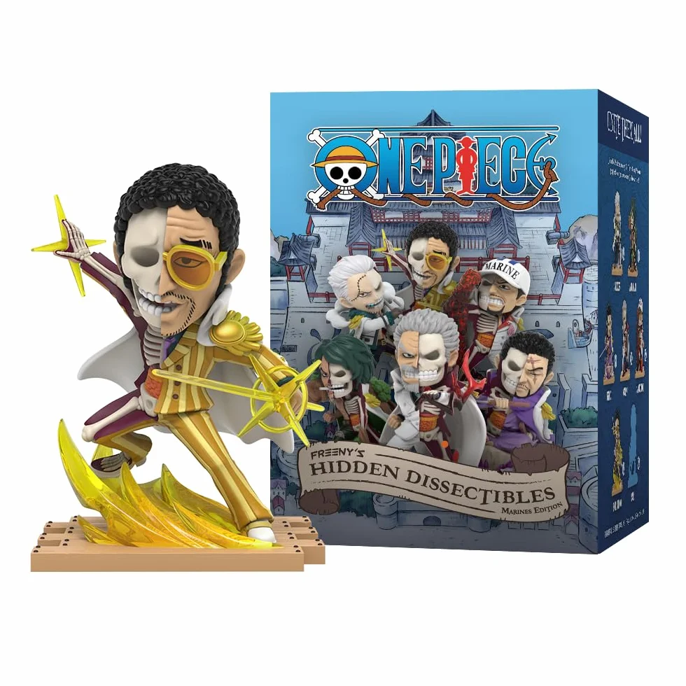 Mighty Jaxx Freeny's Hidden Dissectibles One Piece Series 8 (Marines Edition) | Figurki kolekcjonerskie Blind Box, każde opakowanie zawiera losową figurkę