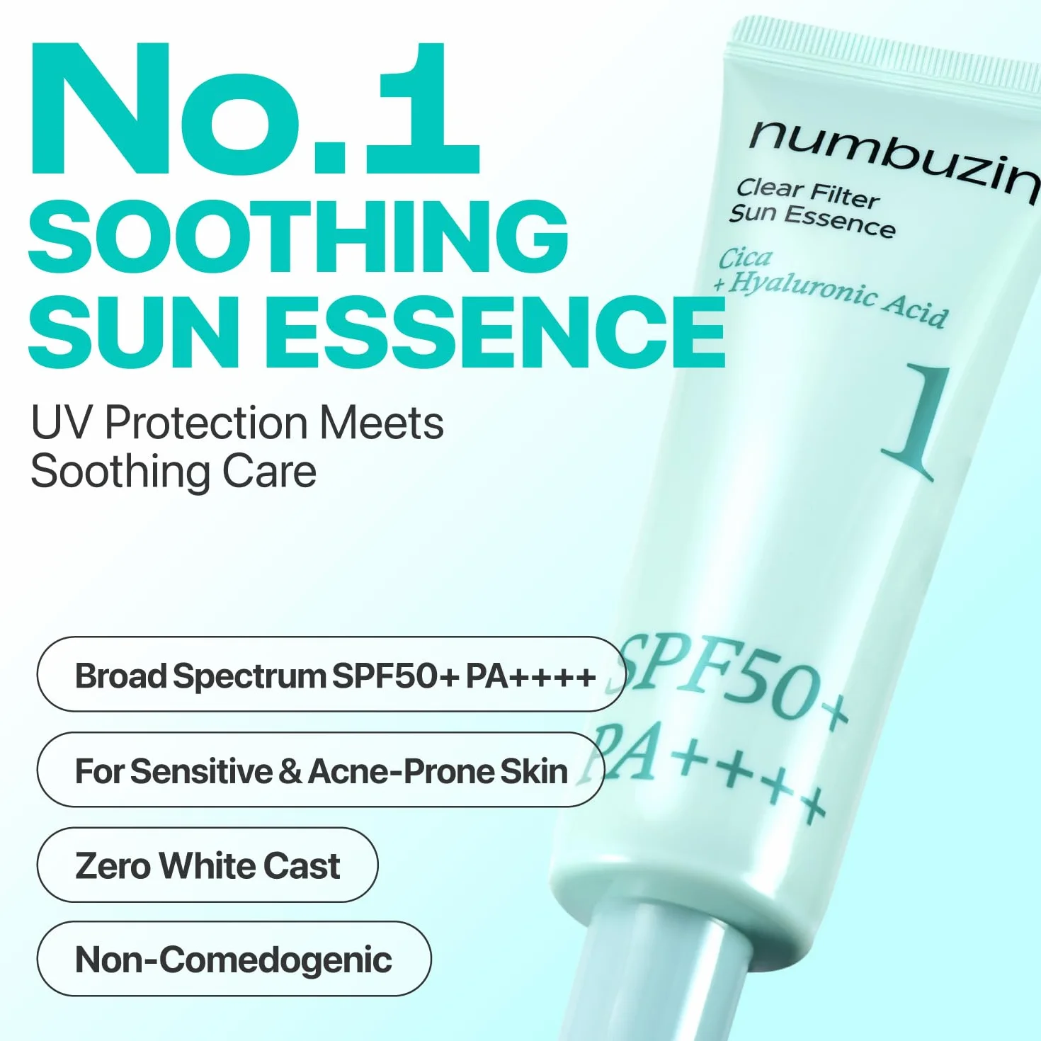 NUMBUZIN No.1 Clear Filter Sun Essence SPF50+ PA++++ (50 ml)