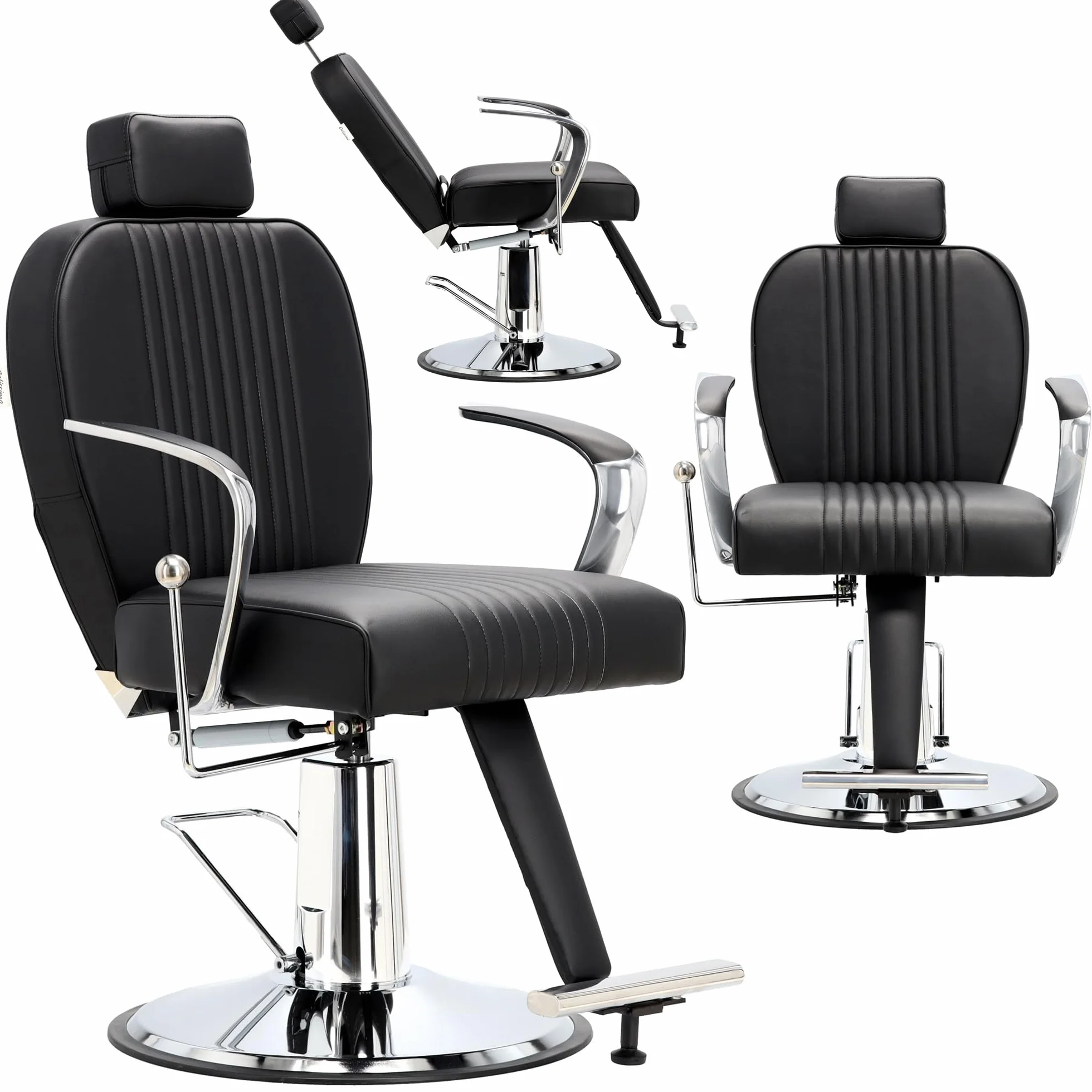 Fotel fryzjerski barberski hydrauliczny do salonu fryzjerskiego Cllis
