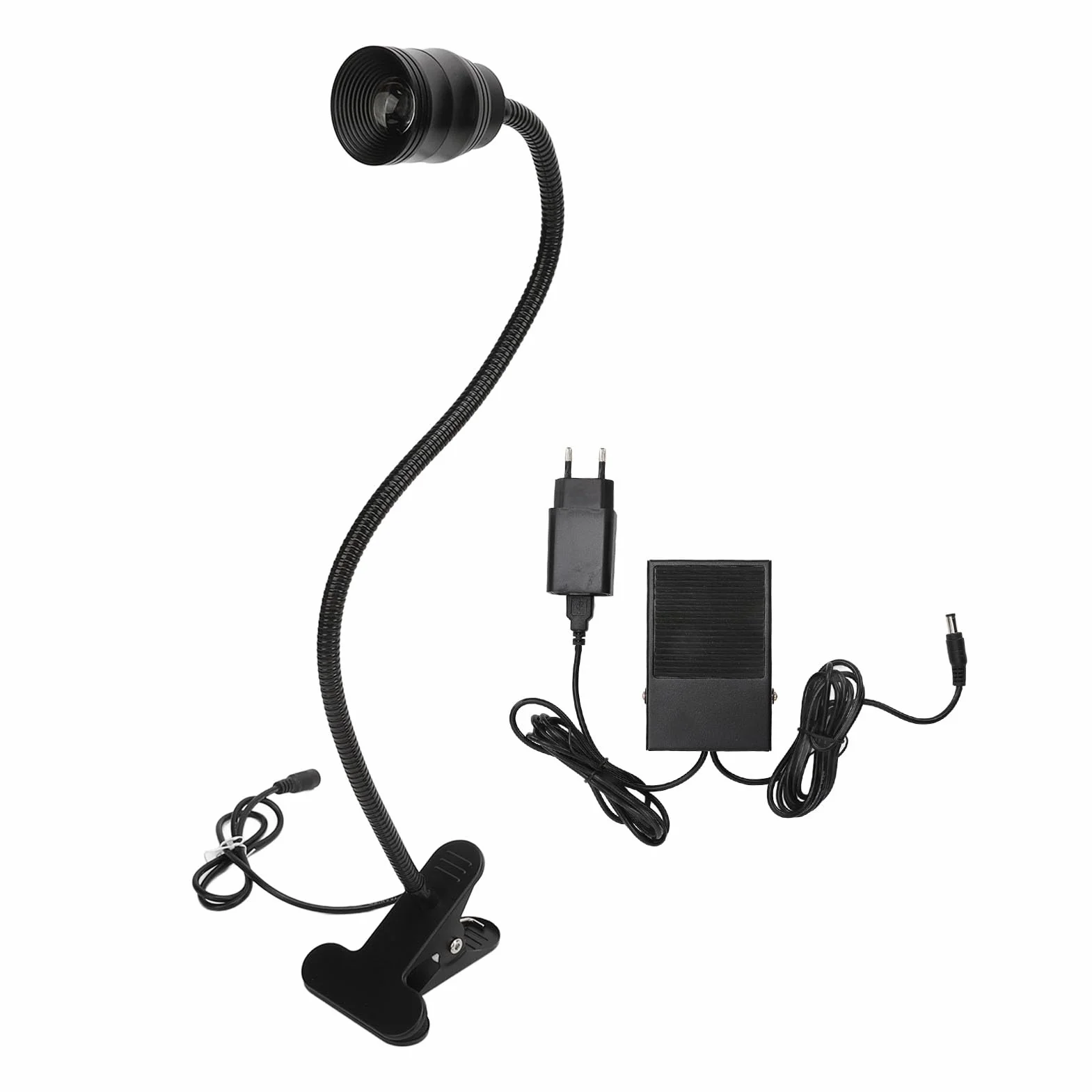 Lampa Kleju UV, Lampa UV z Rzęsami Stwardniająca Stabilna Regulacja 5W (wtyczka UE 110~240V)