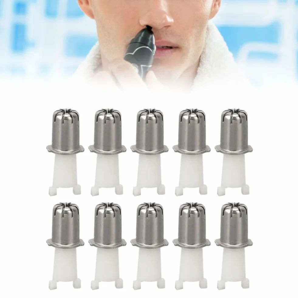 Trymer do włosów w nosie, trymer do włosów w nosie, wymienne ostrze, obcinacz do nosa, wymienne ostrza, zamiennik głowicy trymera, 10 sztuk, precyzyjny trymer do włosów, uniwersalny
