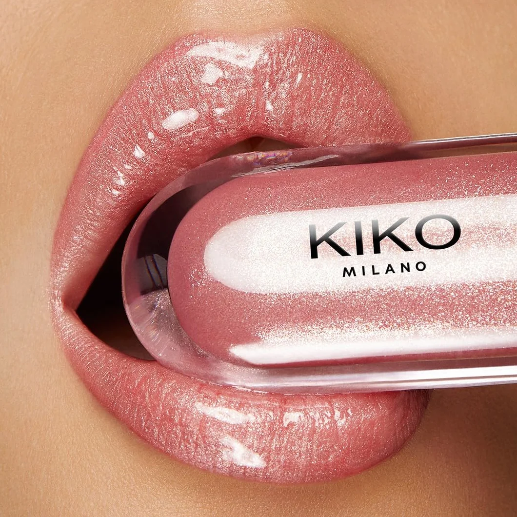 KIKO Milano Glossy Lip Set, Zestaw Do Makijażu: 2 Błyszczyki I 1 Krem Do Ust