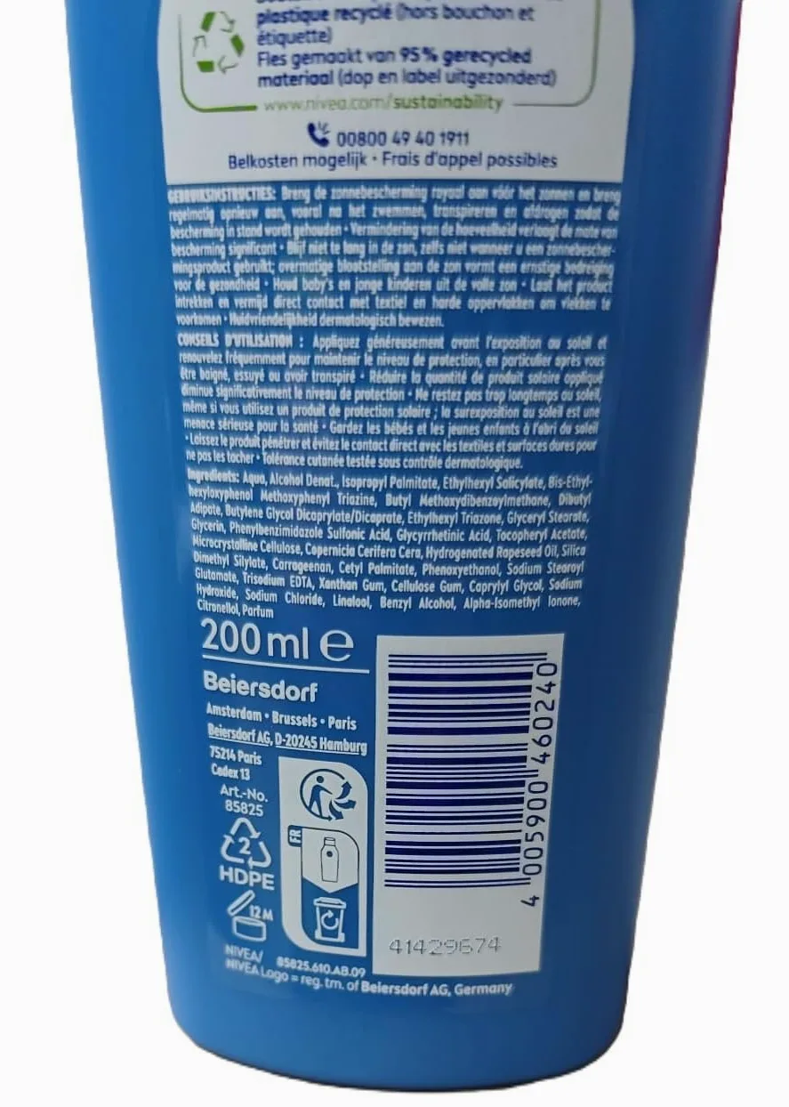 NIVEA SUN mleczko do ochrony przeciwsłonecznej LSF 30 z ekstraktem promelaniny – Protect & Bronze – 200 ml