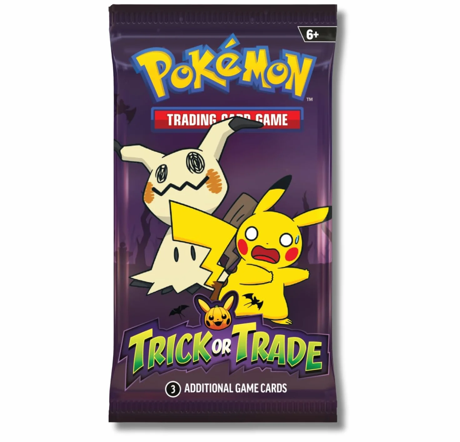 Pokemon 2023 Trick or Trade Mimikyu & Pikachu | Mini Booster Pack