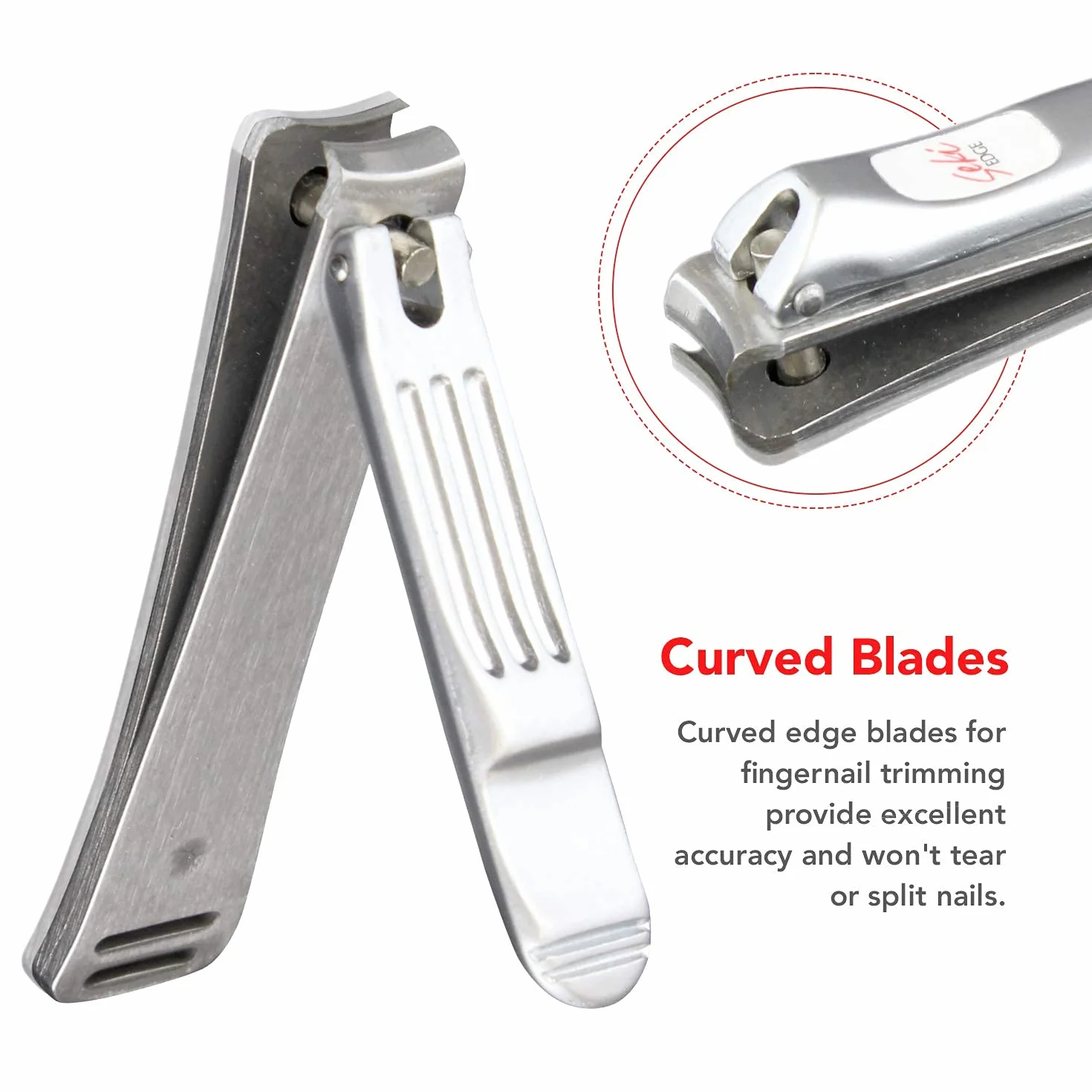 Seki EDGE SS-106 Kompaktowy obcinacz do paznokci 68 mm stal nierdzewna