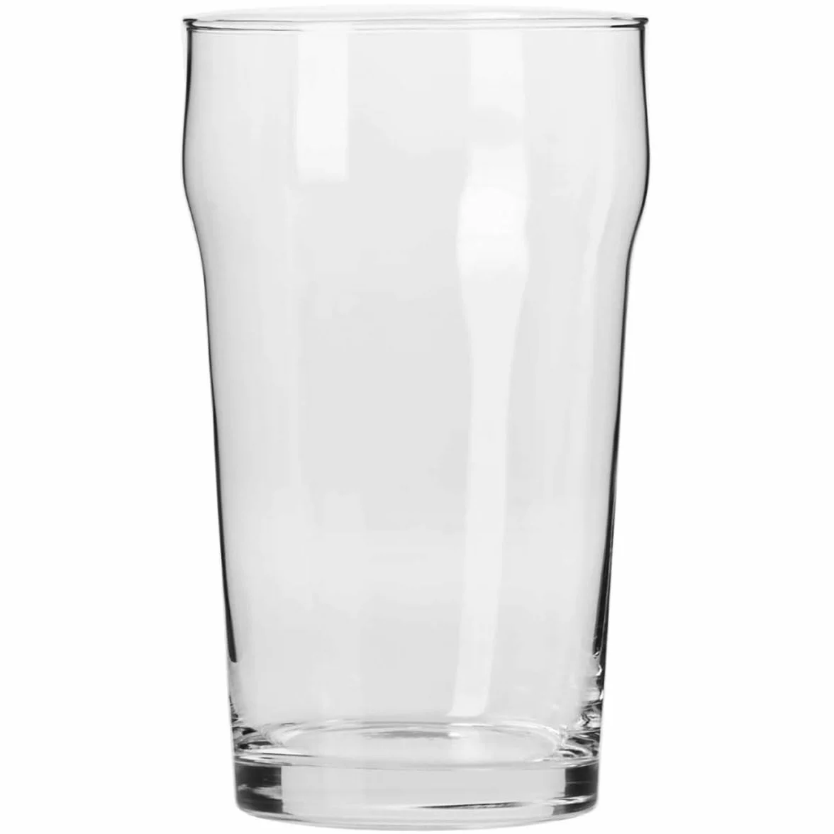 KROSNO | Szklanki do piwa typu Nonic | Komplet 6 x 500 ml | Kolekcja Mixology | Do lagerów i stoutów | Pogrubiony pierścień, stabilne dno | Na przyjęcia i imprezy | Szkło bezołowiowe | Do zmywarki