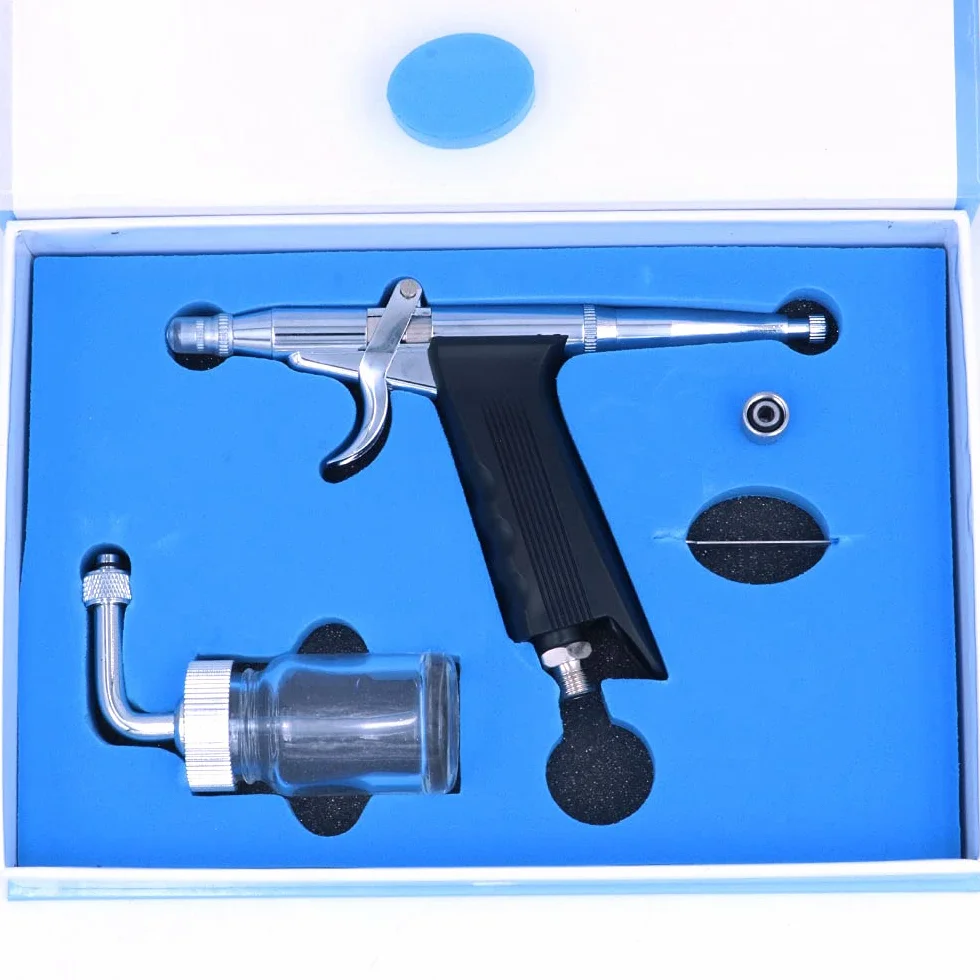 Infuzja tlenowa Spray do twarzy Airbrush Podwójne działanie Wyzwalacz grawitacyjny Powietrze i farba Woda do malowania paznokci Atramentowy tatuaż Nawilżający skórę Czyste pory