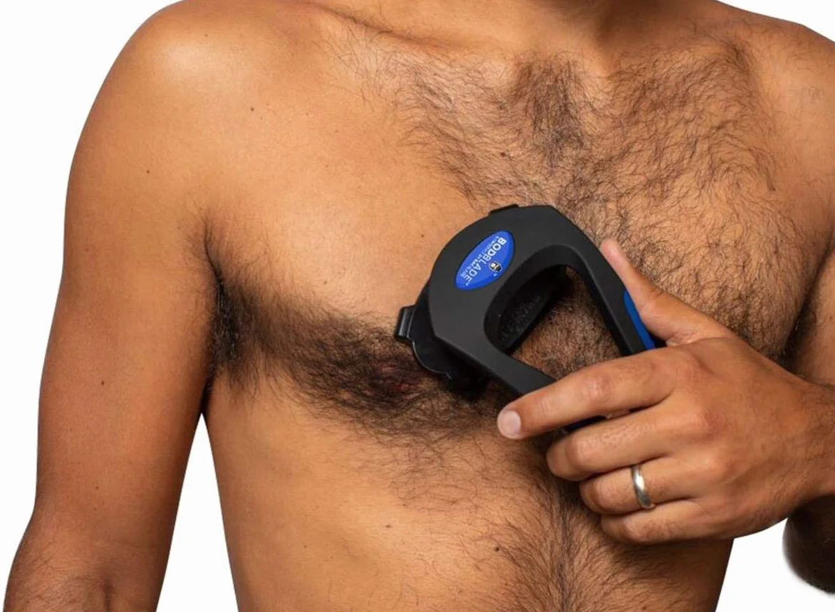 baKblade Grooming Co. – BODblade – ergonomiczna golarka do ciała do golenia klatki piersiowej, ramion i żołądka