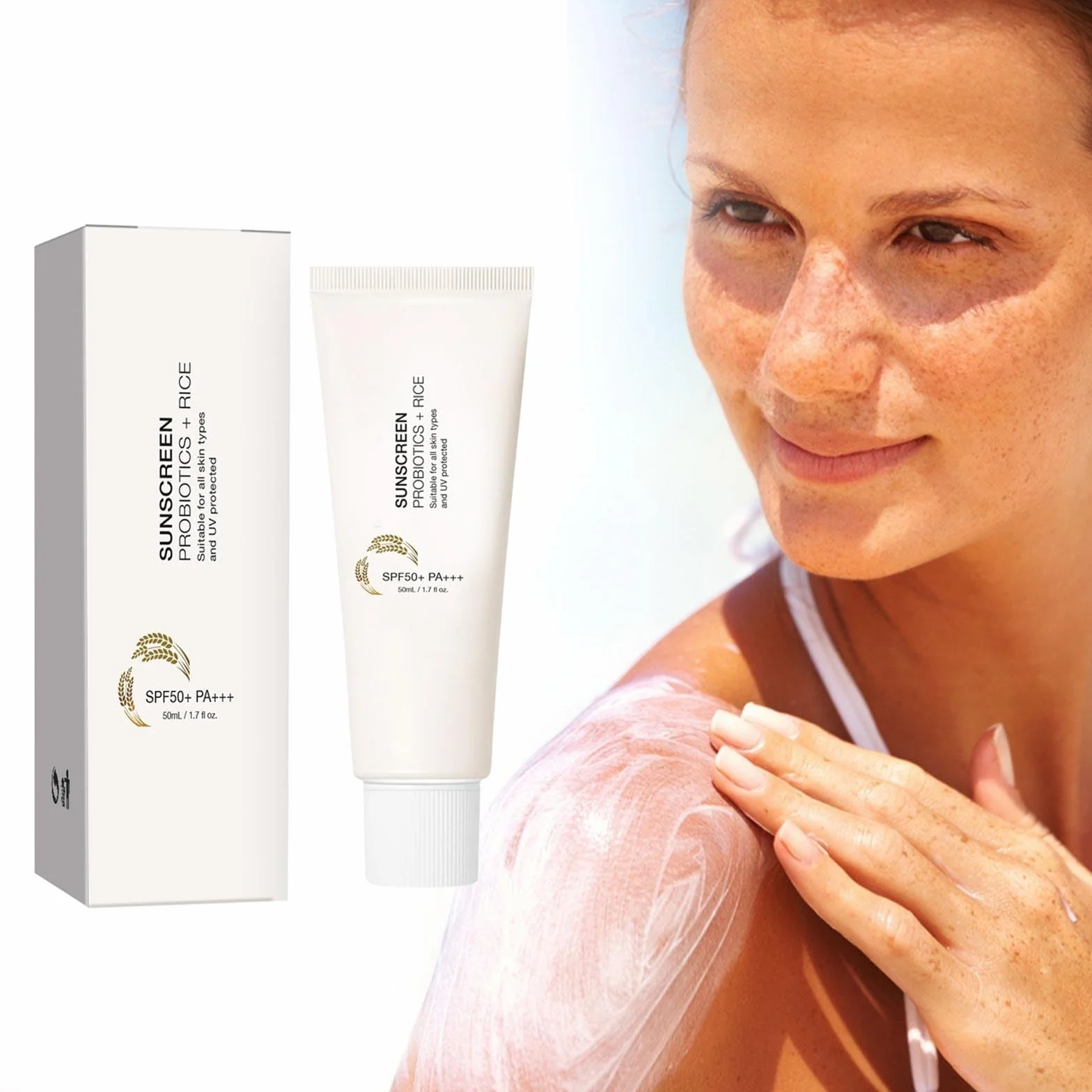 Relief Sun Rice Probiotics SPF 50+ PA++++ Sunscreen Korean do twarzy