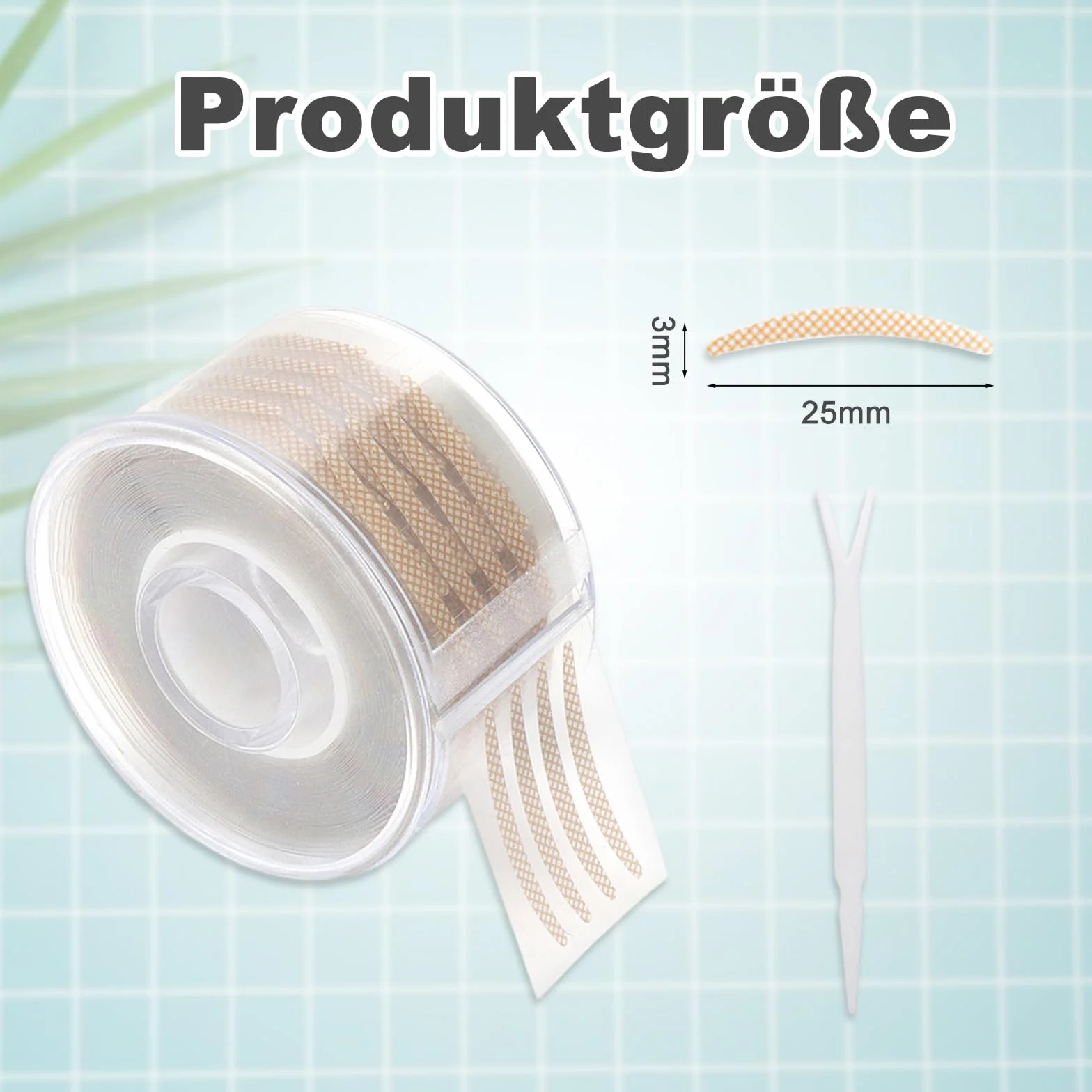 600 sztuk taśm na powieki, wodoodporne, podwójne taśmy do opadających powiek, niewidoczne, podwójne opadające powieki, z drążkami widelcowymi, ujędrnianie powiek, bez operacji
