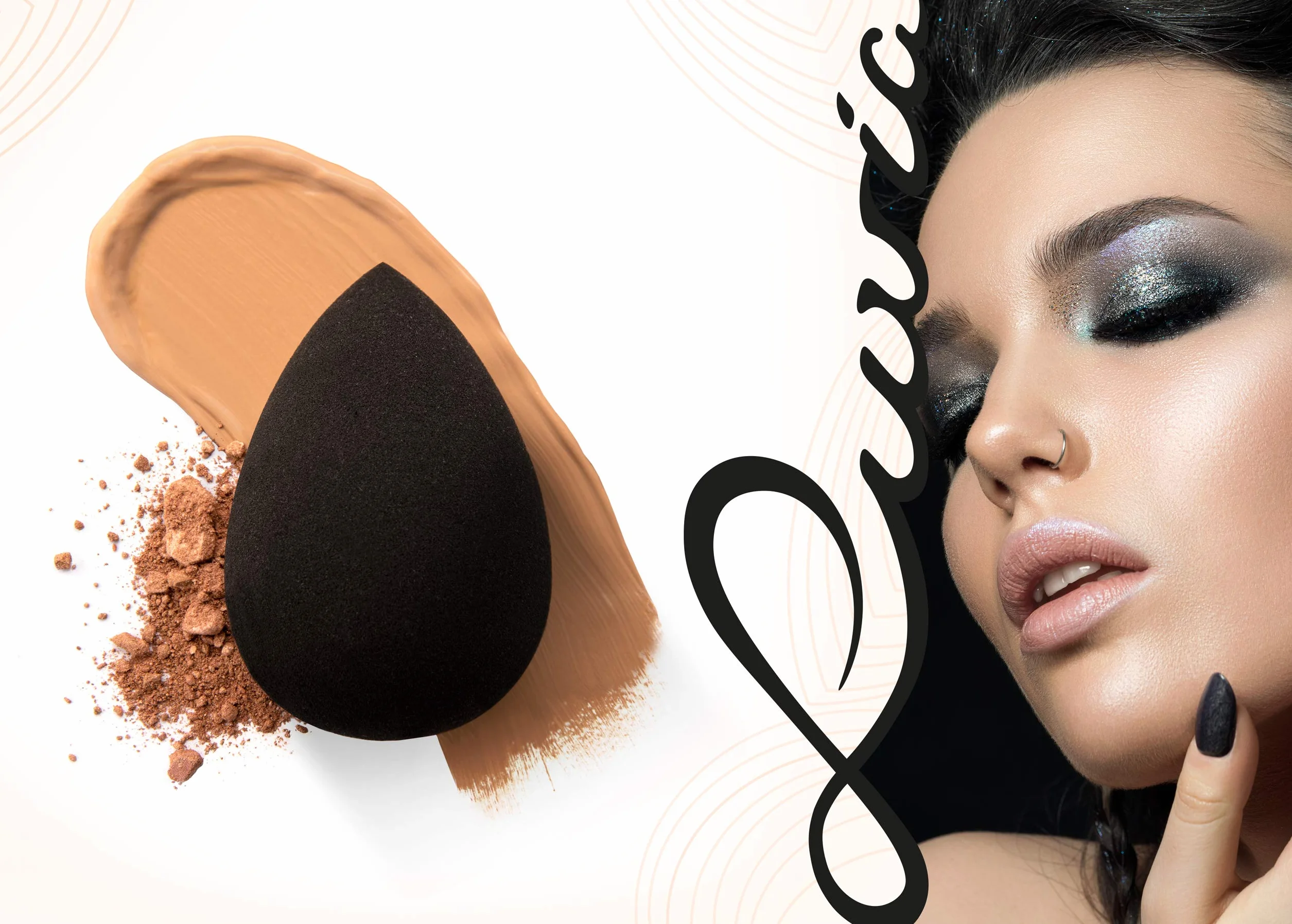 Luvia Beauty zestaw gąbek do blendowania – jajko do makijażu – ekstra miękka gąbka do blendowania – aplikator kosmetyczny
