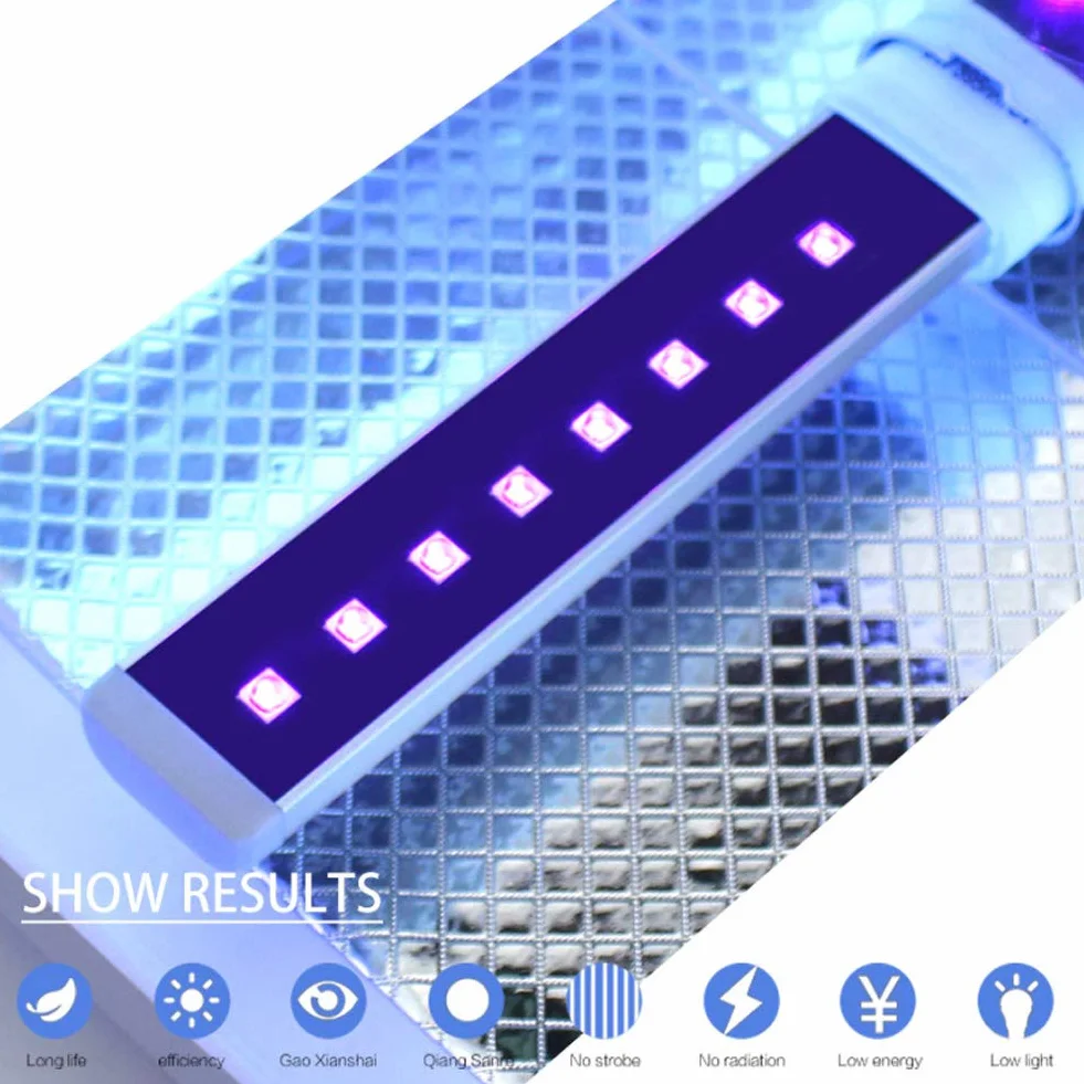 Lipcowy Cosiki Lampa do paznokci UV LED, 365 + 405 nm, podwójne źródło światła 9 W, suszarka do paznokci z żelem utwardzającym, lampa zastępcza rurkę