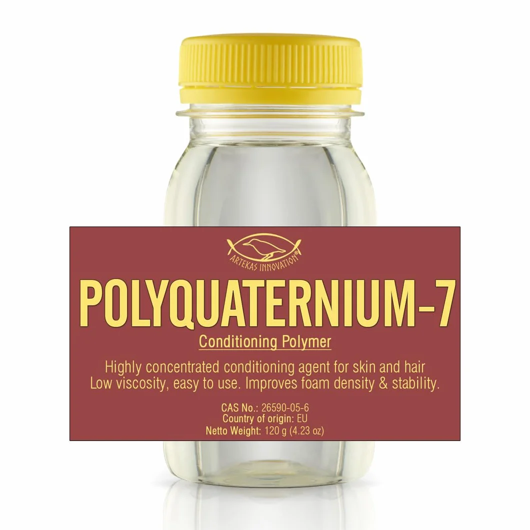 POLYQUATERNIUM-7 - Wysoko skoncentrowany polimer kondycjonujący - płyn o niskiej lepkości - 120 g - do domowych zastosowań w pielęgnacji skóry i włosów