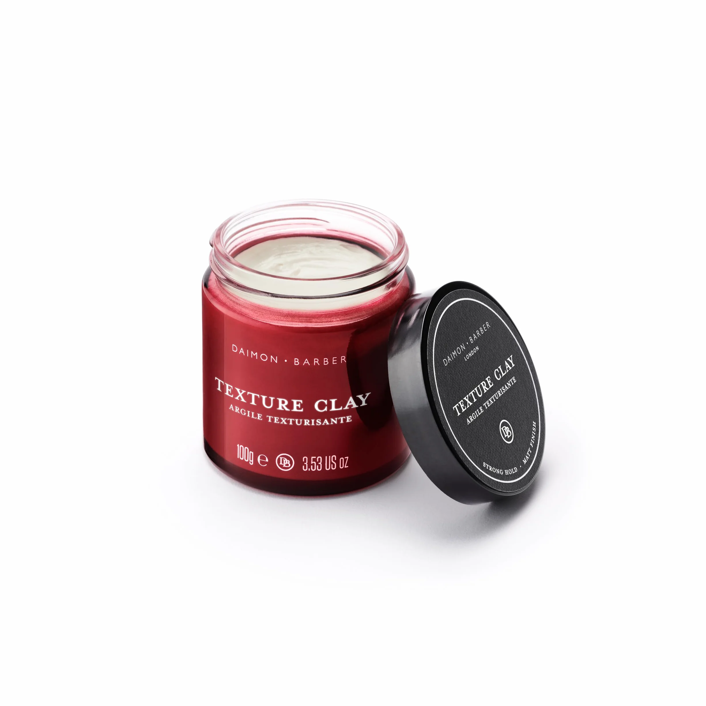 Daimon Barber Texture Clay Matowe Wykończenie Silne Utrzymanie Glina do Stylizacji Włosów dla Mężczyzn 100g