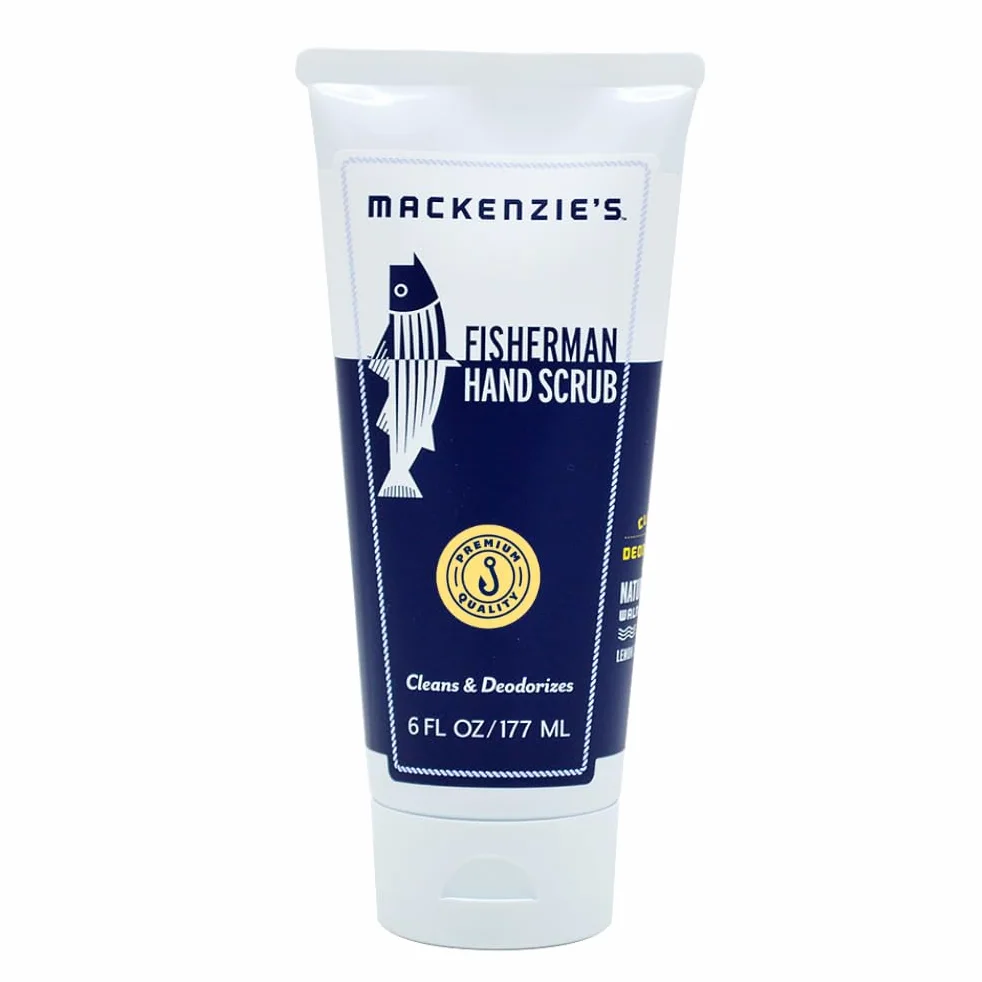 MacKenzie's Fisherman Hand Scrub 6oz - środek do czyszczenia rąk i odświeżacz powietrza - prezenty dla wędkarzy, kucharzy i ogrodników