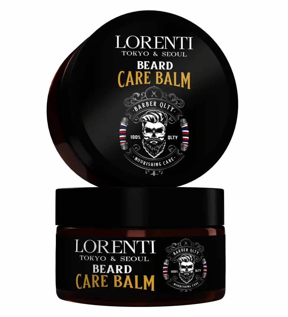 LORENTI TOKYO & SEOUL Argan Barber zestaw do pielęgnacji brody Beard Care Kit olejek szampon balsam