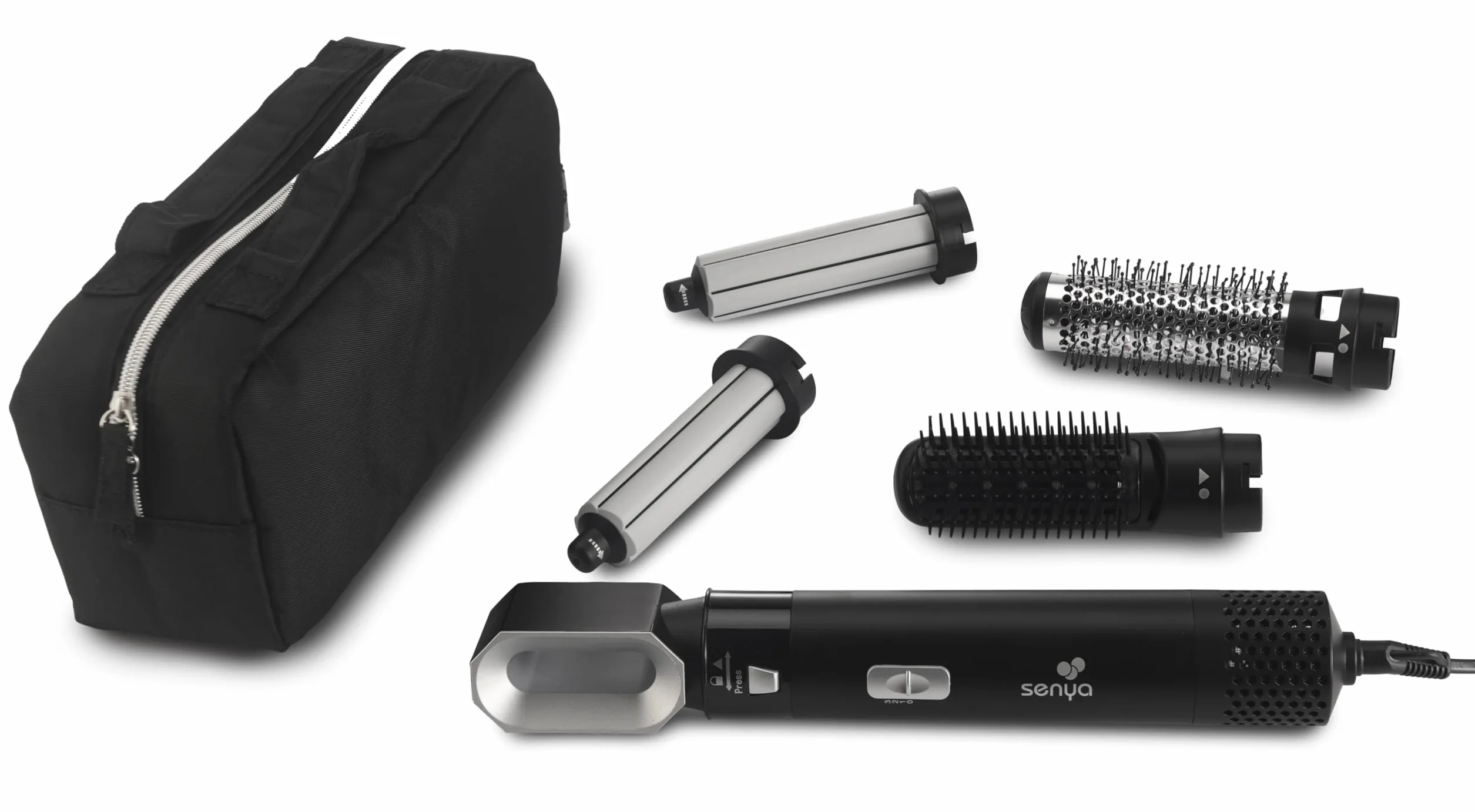 SENYA Suszarka do włosów 5 w 1 Air Styler 1000 W Multistyler Hair Designer SYWB-HS012N Czarny