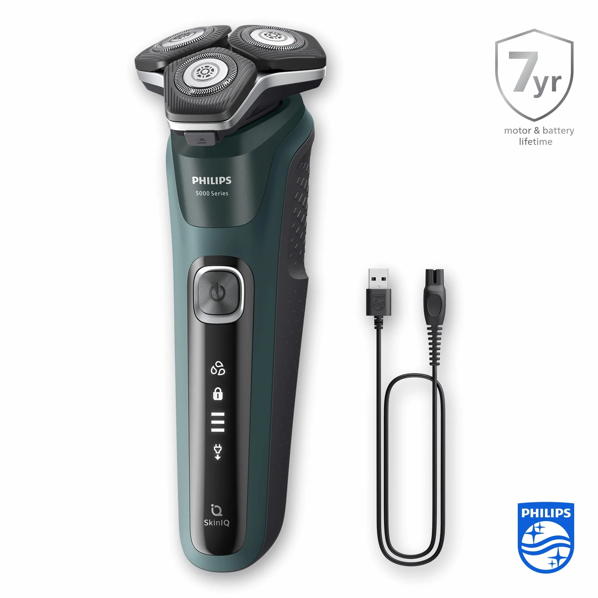 Philips Golarka elektryczna seria 5000 S5884/35 mokre i suche golenie z trymerem