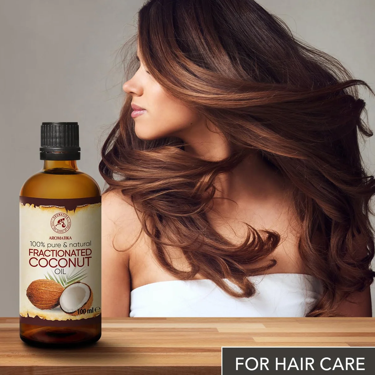 Fractionated Coconut Oil 100ml - Cocos Nucifera Oil - 100% Pure & Natural - Base Oil - Odorless - Intensive Face Treatment - Body Care - Skin - Hair - for Beauty - Massage Oil - Wellness