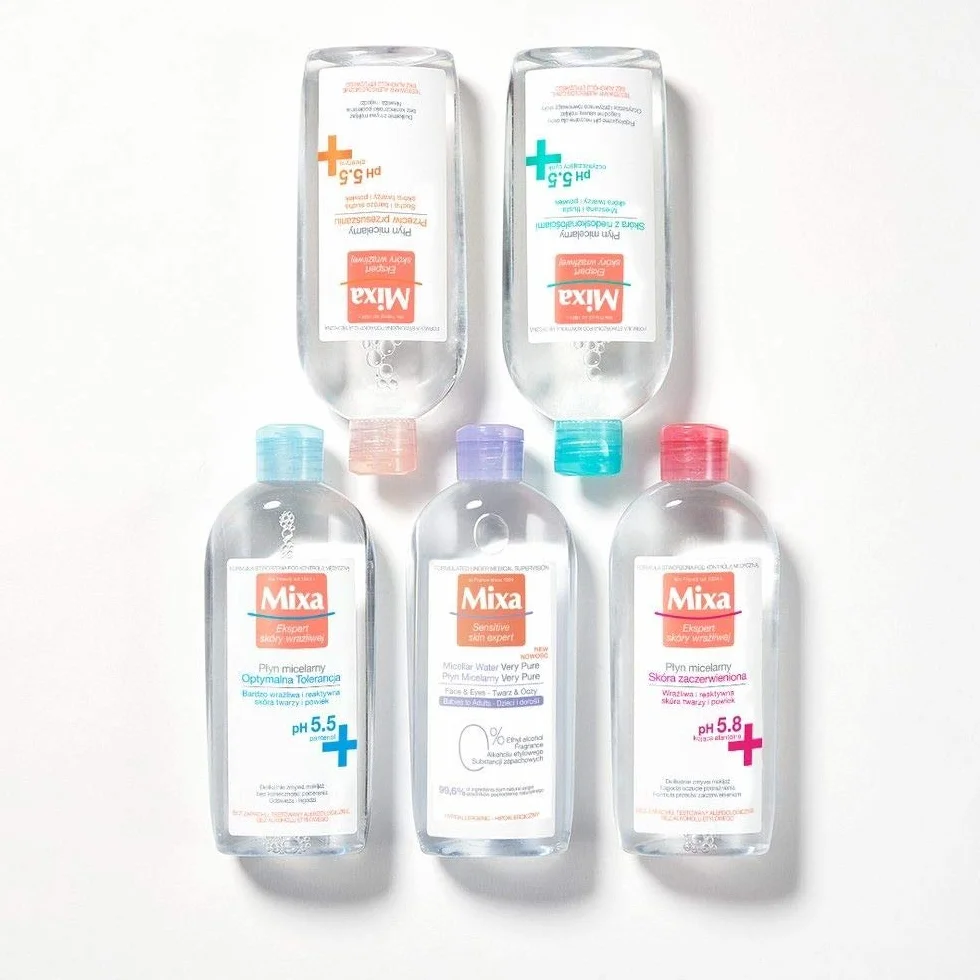 Mixa Skóra Zaczerwieniona Płyn Micelarny, 400 ml