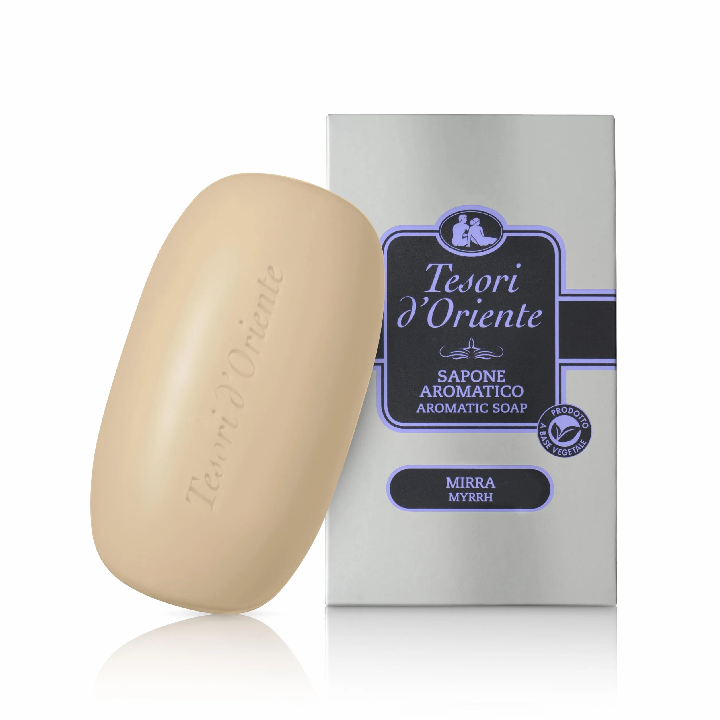 Tesori d'Oriente - Mirra stałe mydło, mydło aromatyczne, zapach drzewny, 125 g