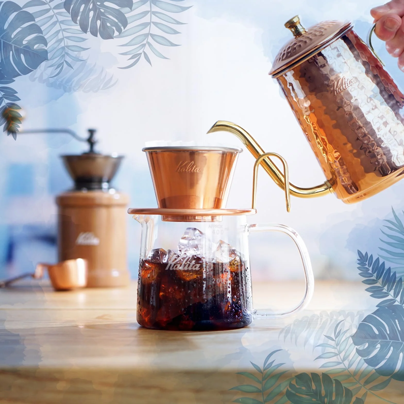 Kalita - Tsubame - miedź Dripper - WDC - 155
