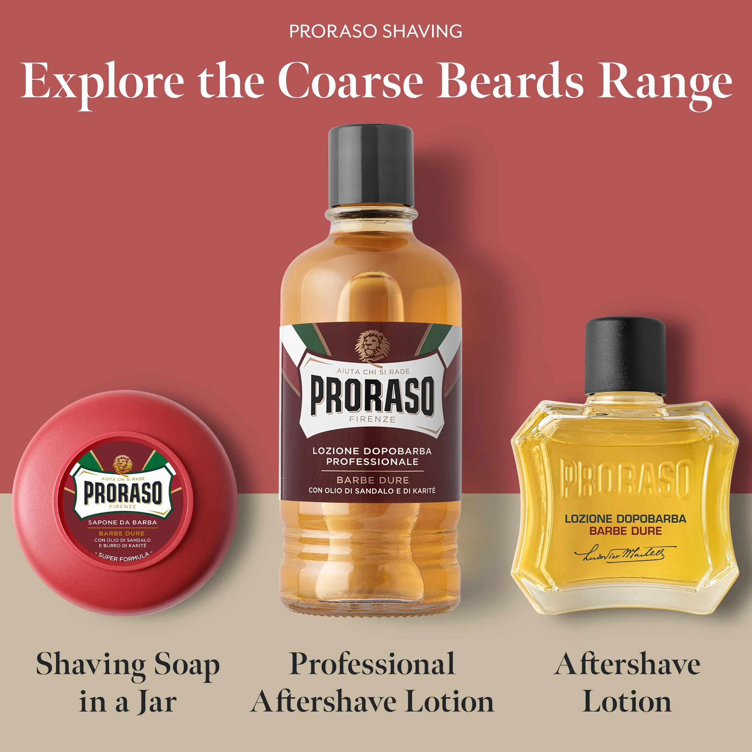 Proraso Czerwony balsam po goleniu 400 ml