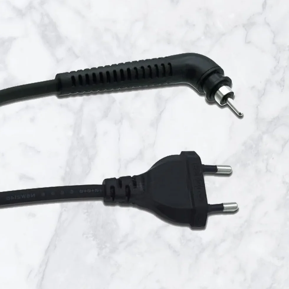 Anakel Home Wymienny kabel zasilający kompatybilny z prostownicą do włosów GHD 4.0B, 4.2B, 5.0B, MK4.2, MK5 | obrotowy kabel czarny, 1,50 m