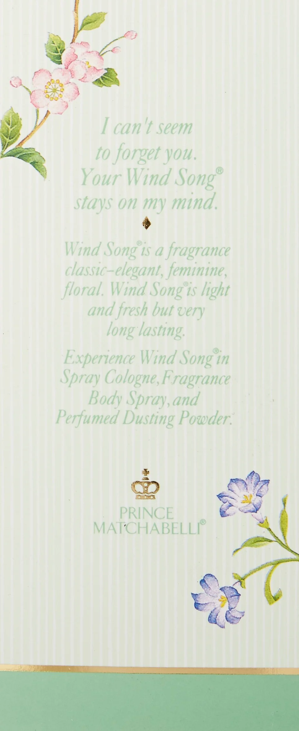 Wind Song von Prince Matchabelli dla kobiet kolońska Spray Natural, 74 ml