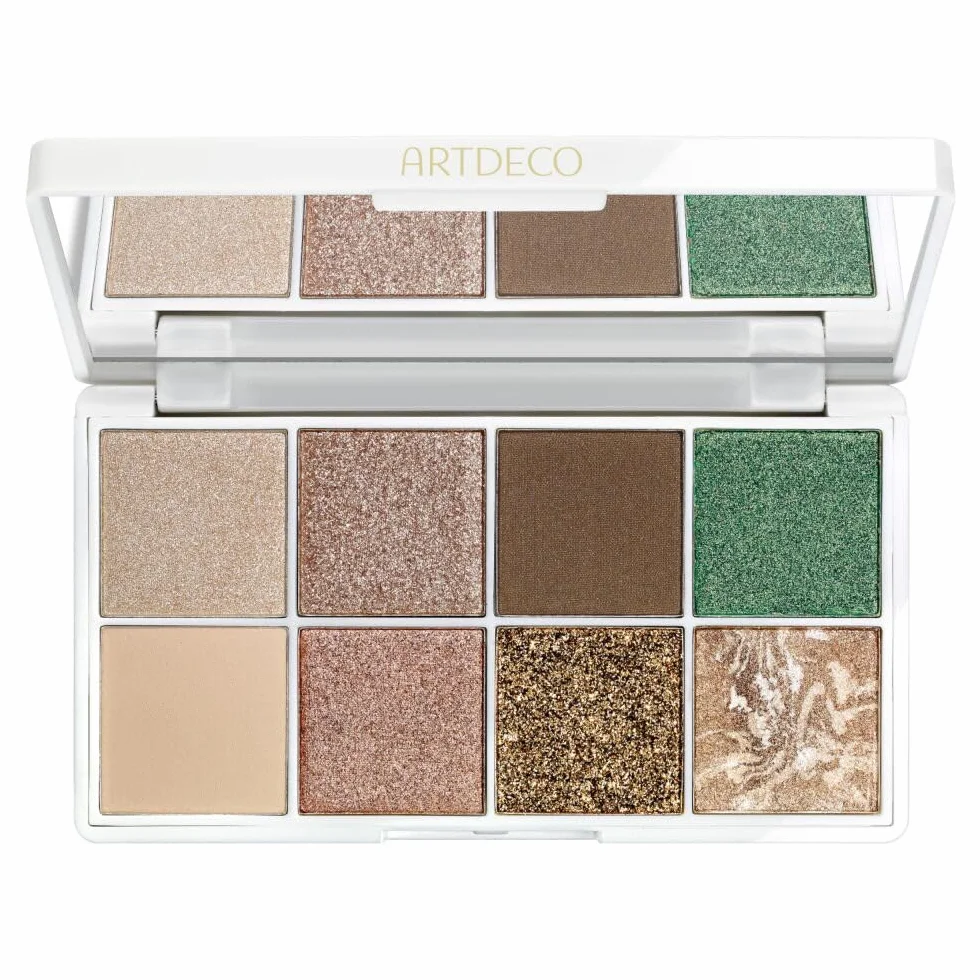 ARTDECO Paleta eyelights – 8 cieni do pudru o intensywnym kryciu – wysoko pigmentowane kolory dla wszechstronnego wyglądu – 1 x 1 szt.